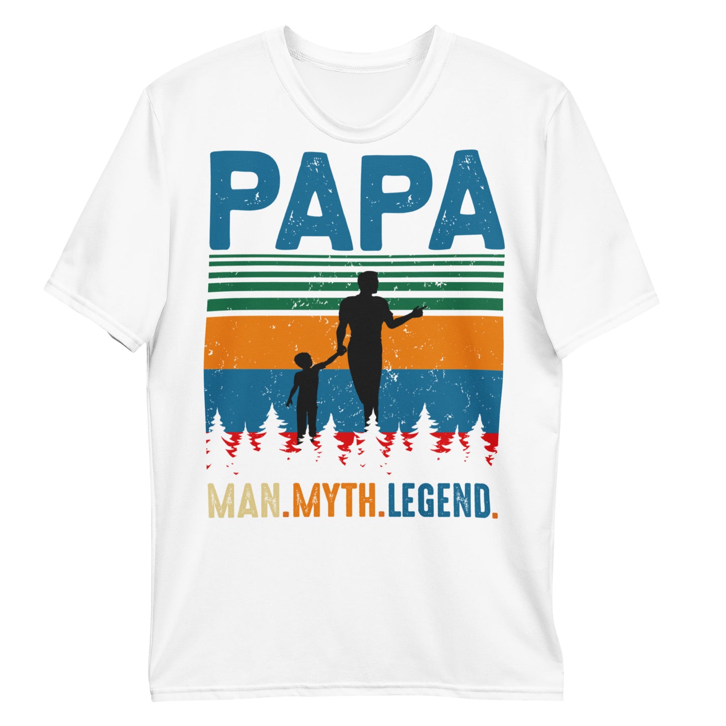 Мъжка тениска PAPA.MAN.MYTH.LEGEND.