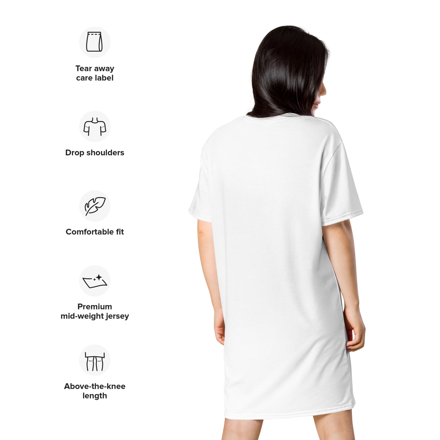 Vestido camiseta KISS ME MEDIANOCHE