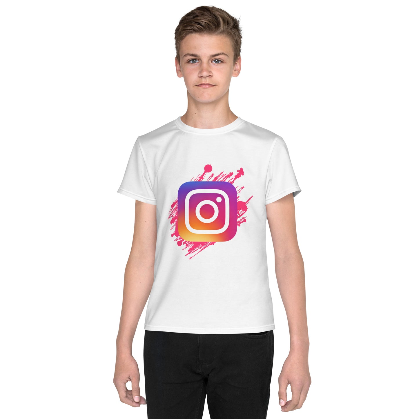 Camiseta juvenil cuello redondo INSTAGRAM LOGO