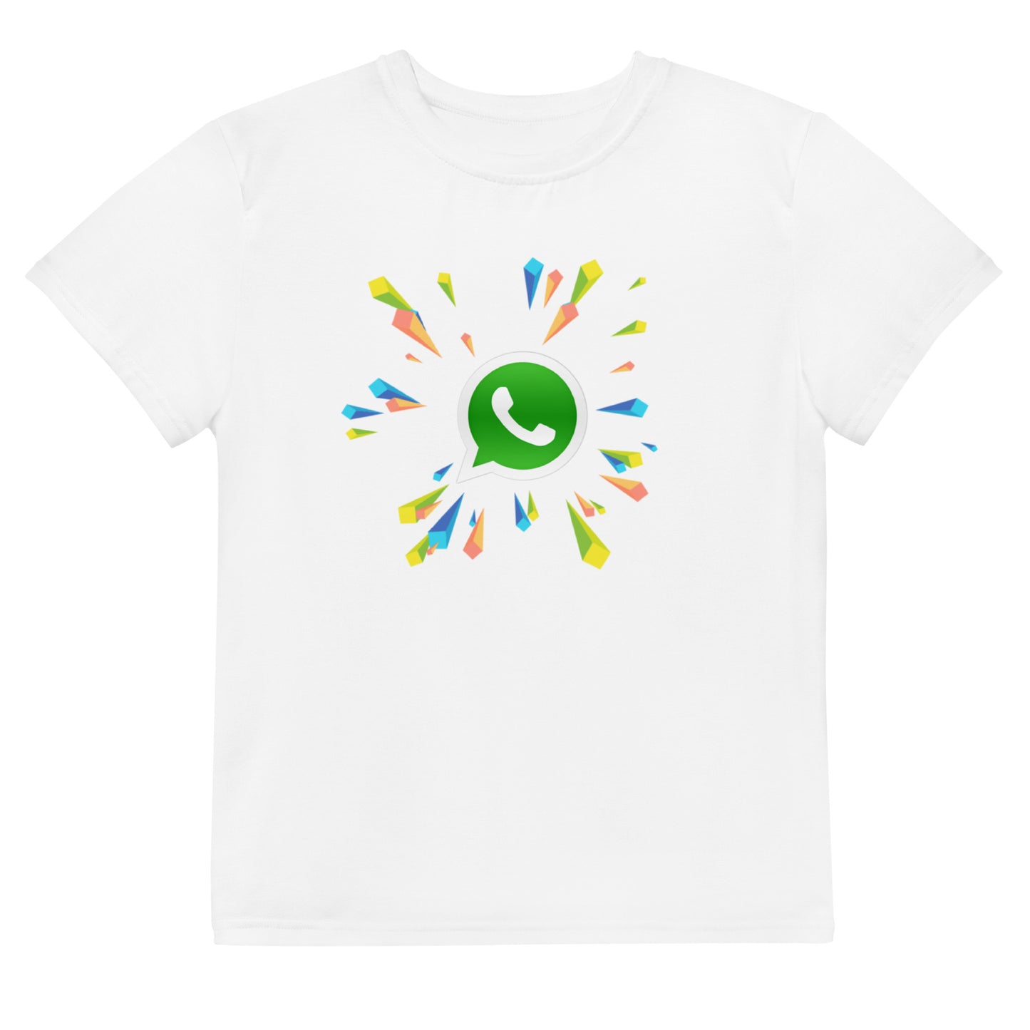 Camiseta juvenil cuello redondo WHATSAPP