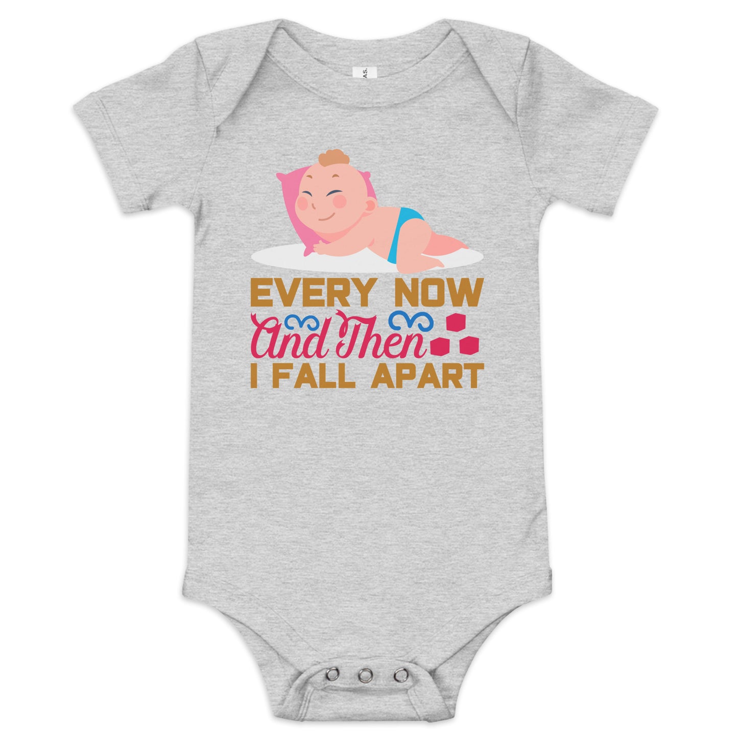 Baby short sleeve one piece EVERY NOW AND THEN
