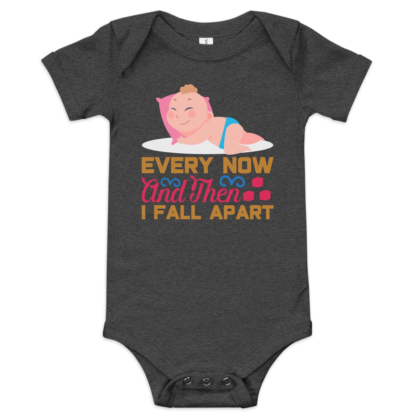 Baby short sleeve one piece EVERY NOW AND THEN