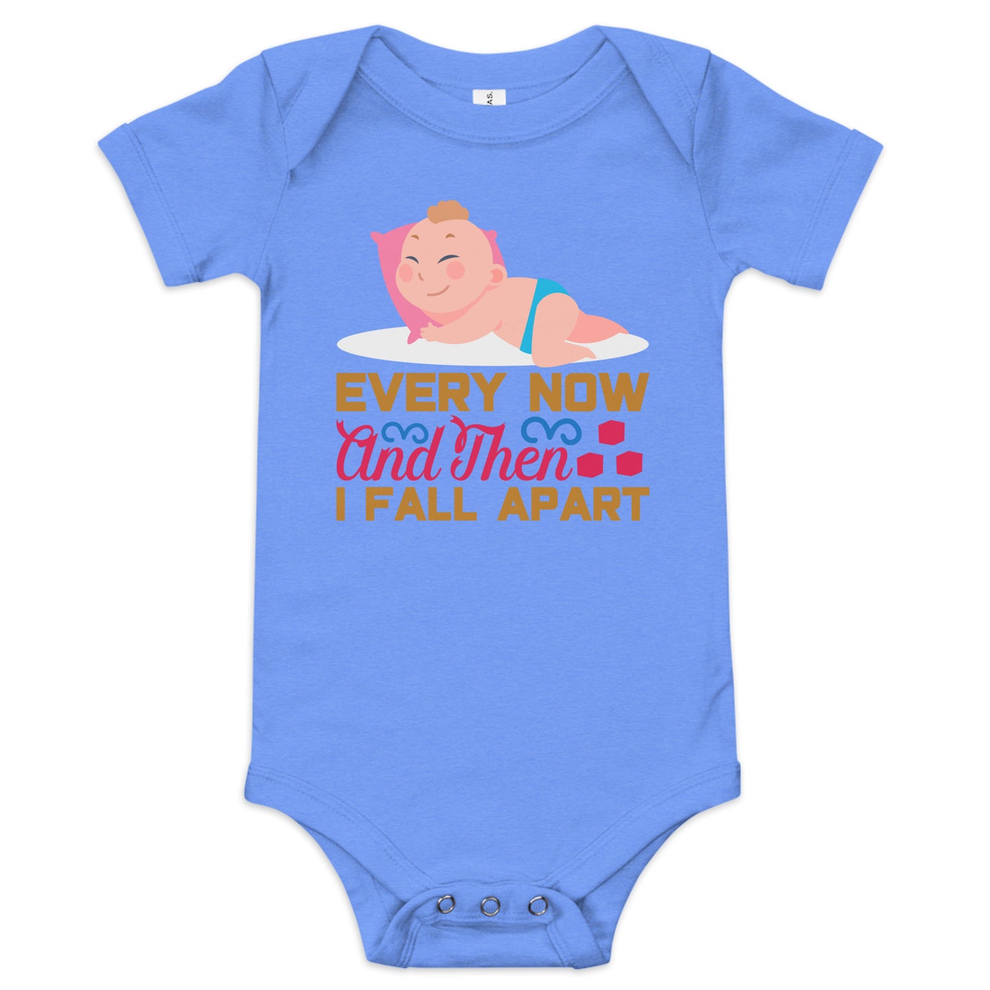 Baby short sleeve one piece EVERY NOW AND THEN