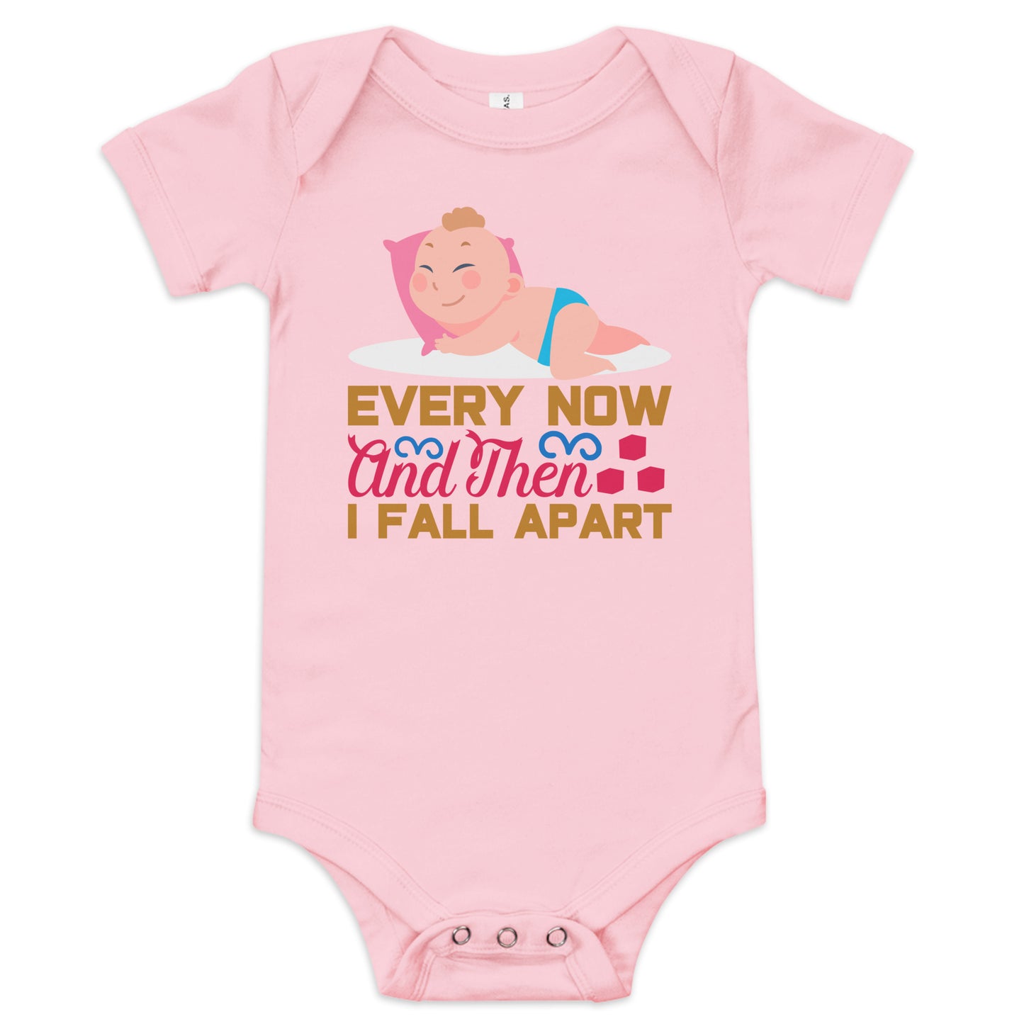 Baby short sleeve one piece EVERY NOW AND THEN