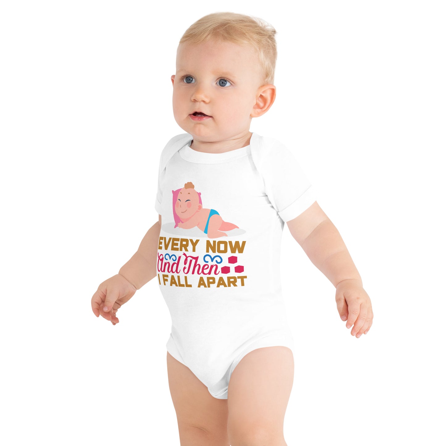 Baby short sleeve one piece EVERY NOW AND THEN