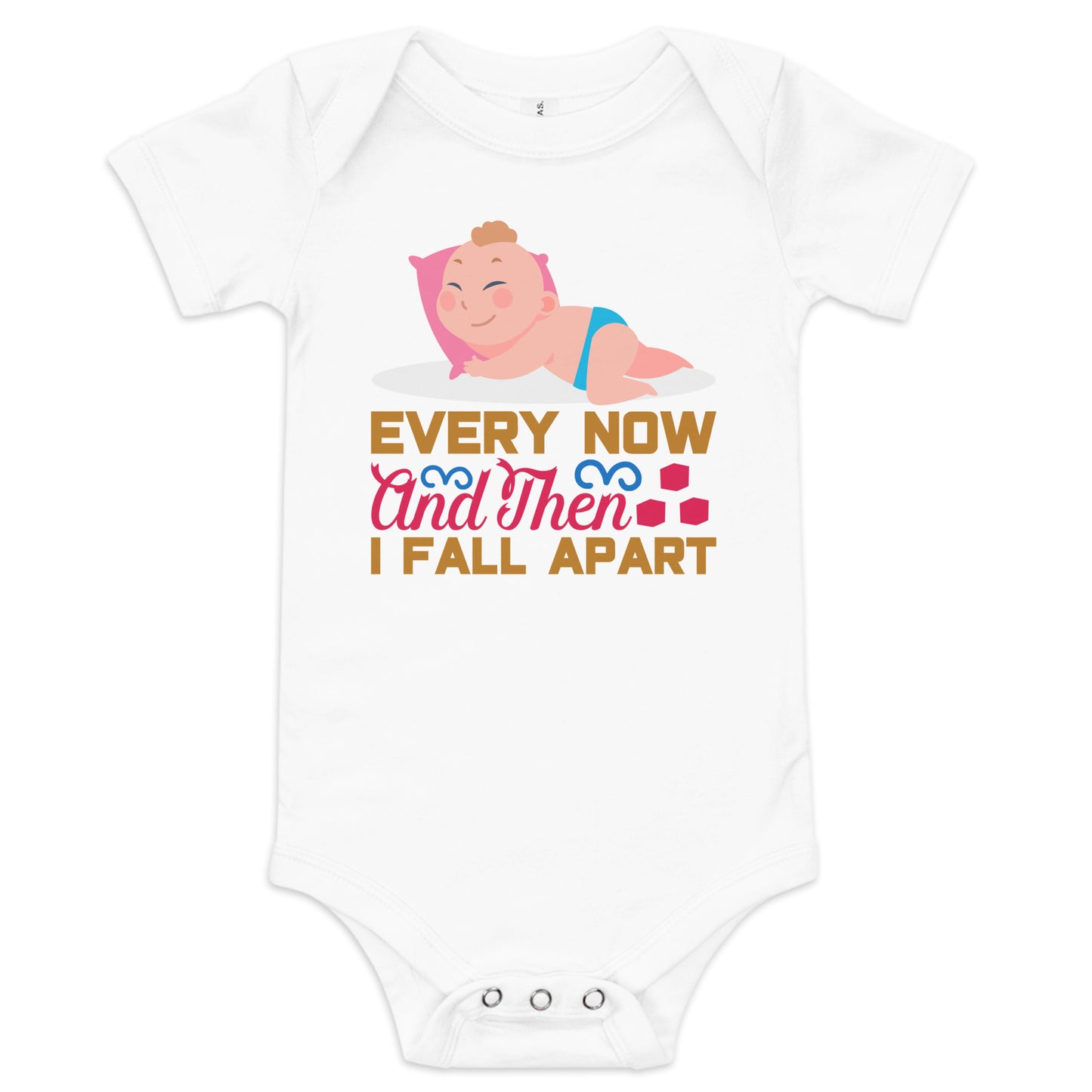 Baby short sleeve one piece EVERY NOW AND THEN