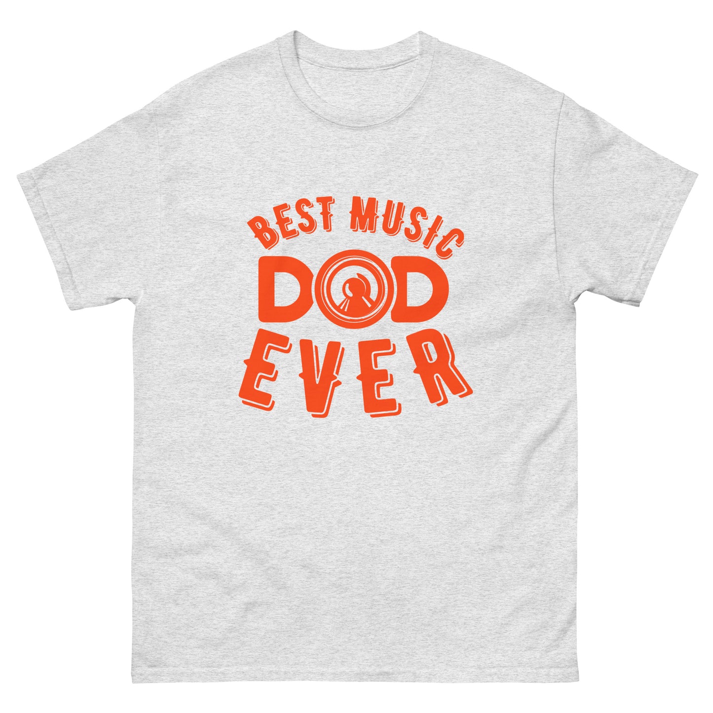 Класическа мъжка тениска BEST MUSIC DAD EVER