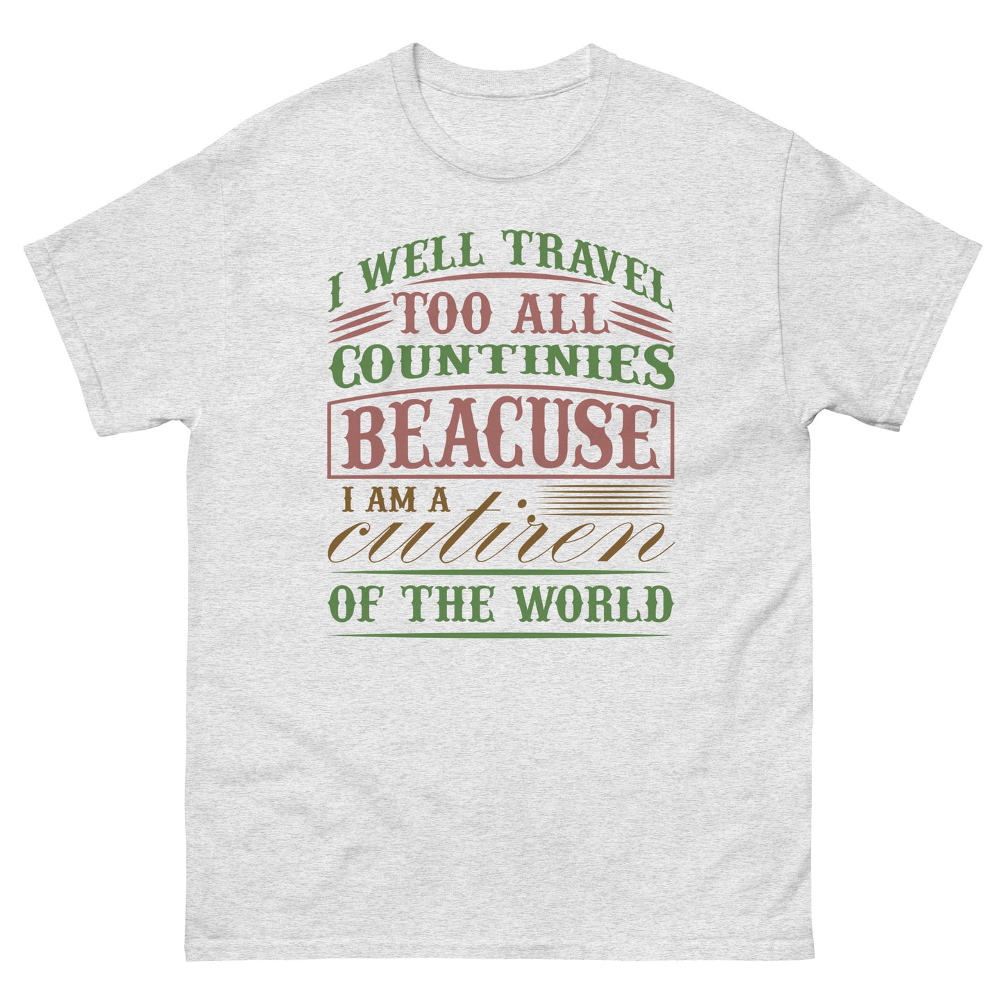 Мъжка класическа тениска SITIZEN OF THE WORLD