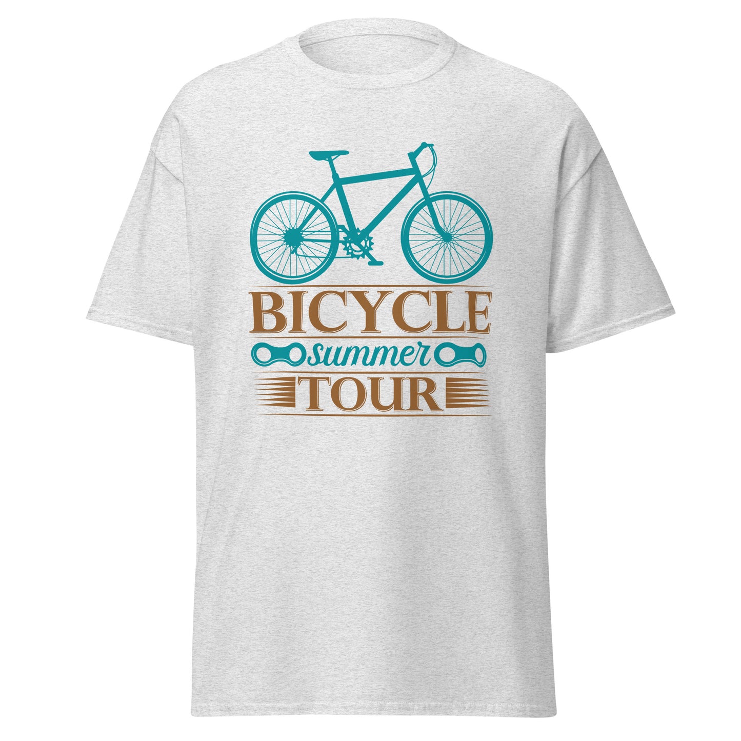 Мъжка класическа тениска BICYCLE SUMMER TOUR