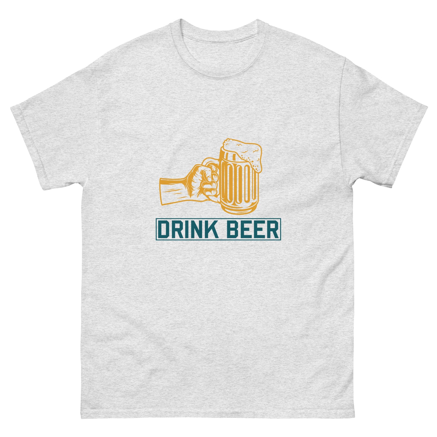 Мъжка класическа тениска DRINK BEER