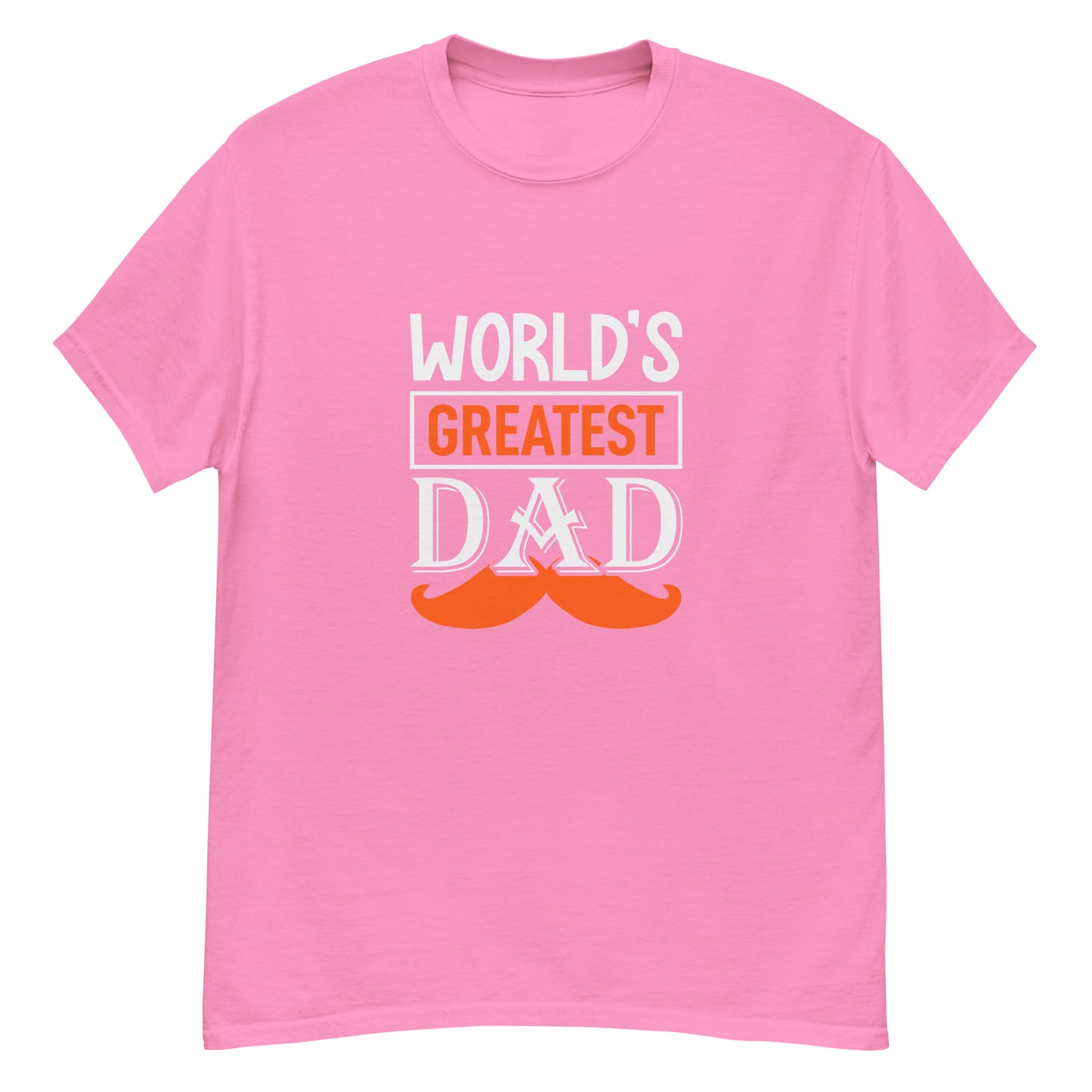 Класическа мъжка тениска WORLD'S GREATEST DAD
