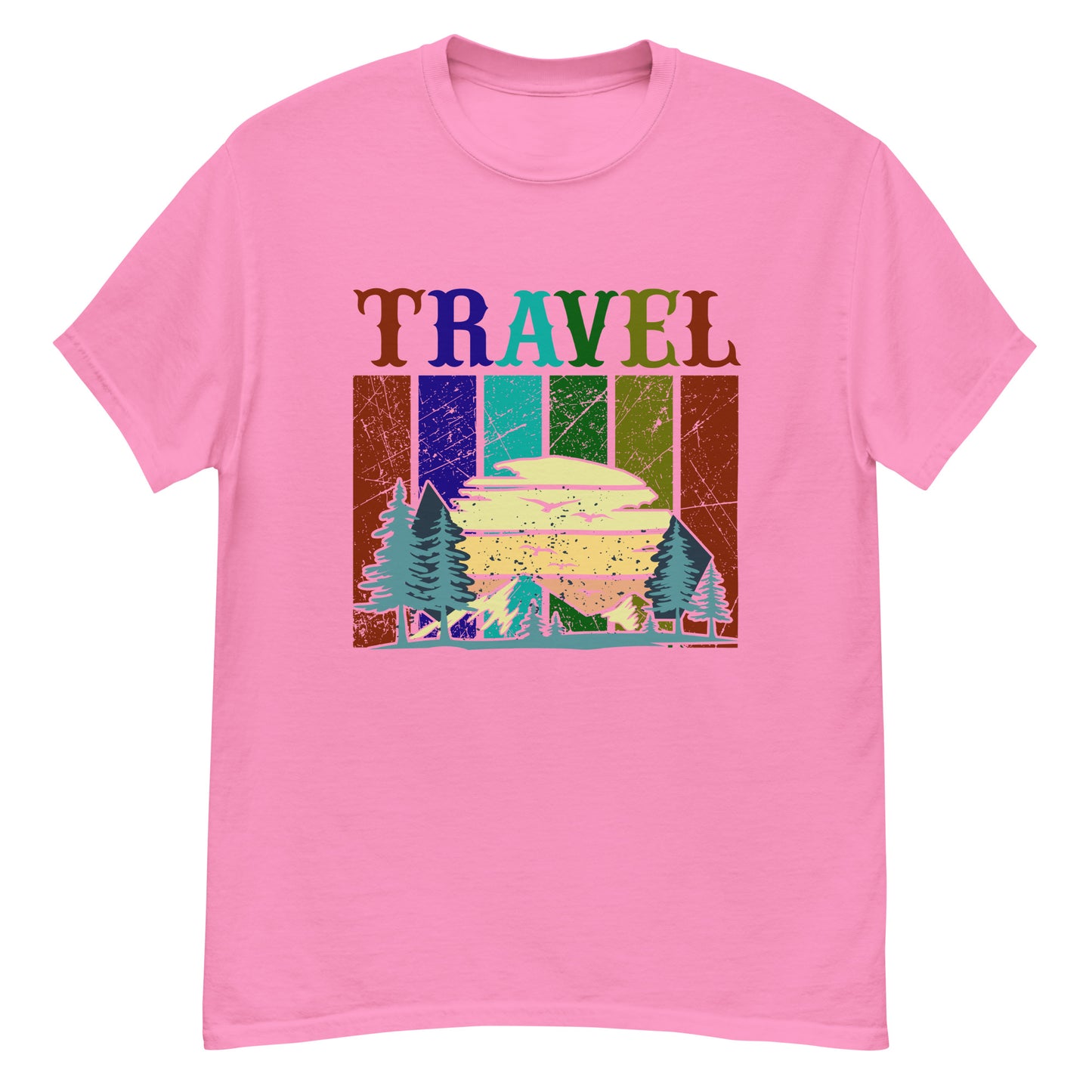 Мъжка класическа тениска TRAVEL