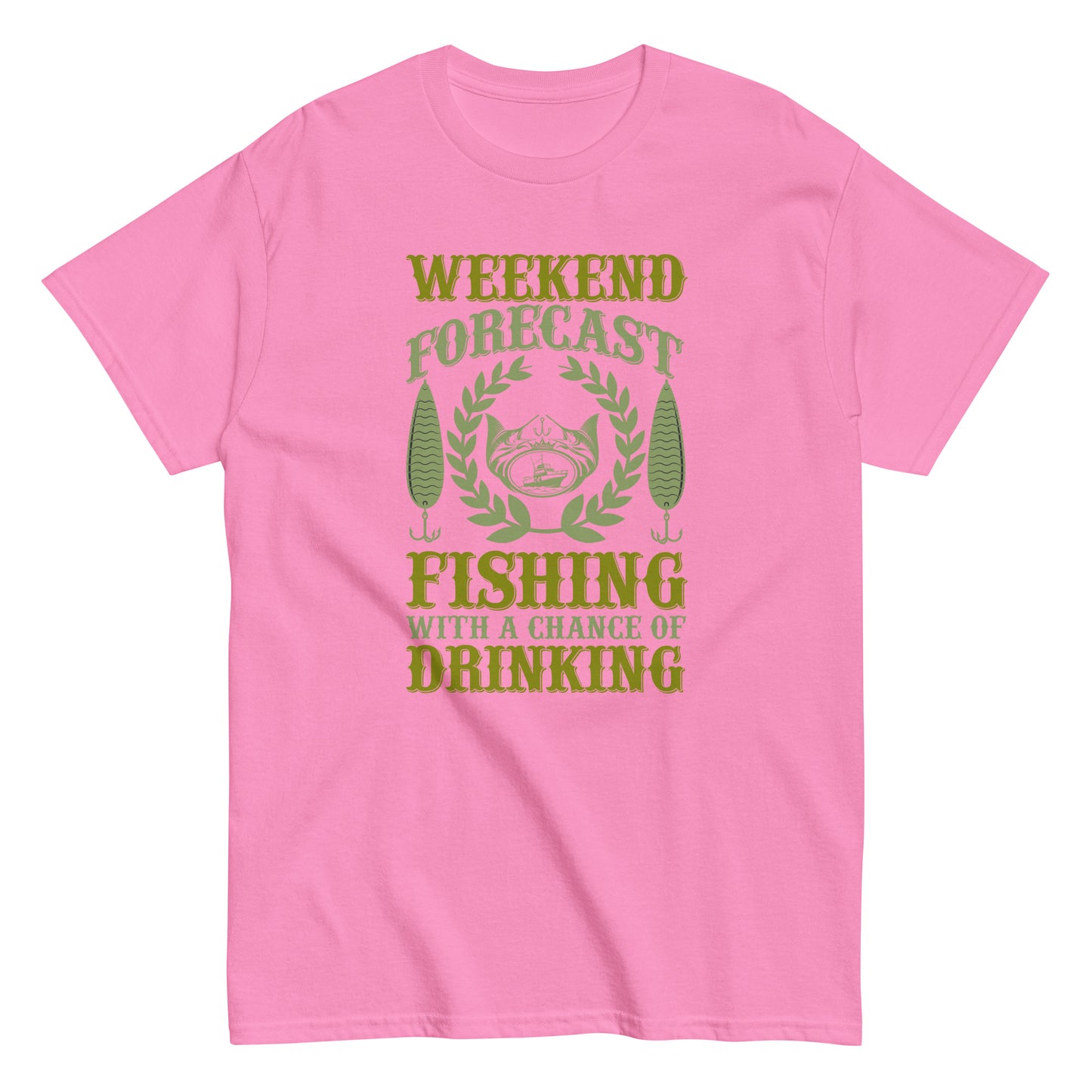 Мъжка класическа тениска WEEKEND FORECAST FISHING