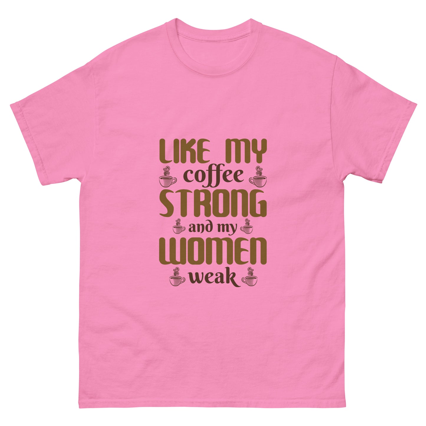 Мъжка класическа тениска COFFEE STRONG