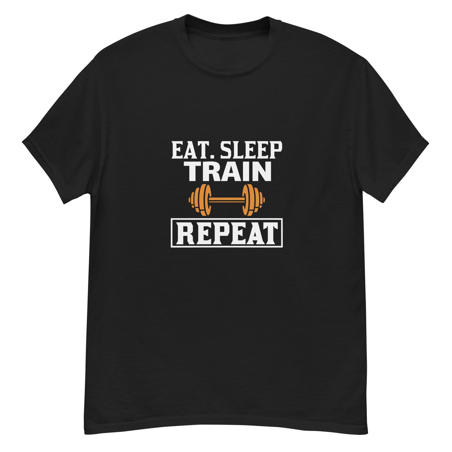 Мъжка класическа тениска EAT SLEEP TRAIN REPEAT
