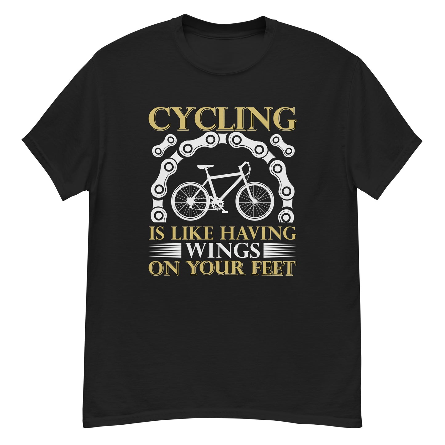 Мъжка класическа тениска КОЛЕДИЗИРАНЕТО Е КАТО ДА ИМАШ КРИЛЕ