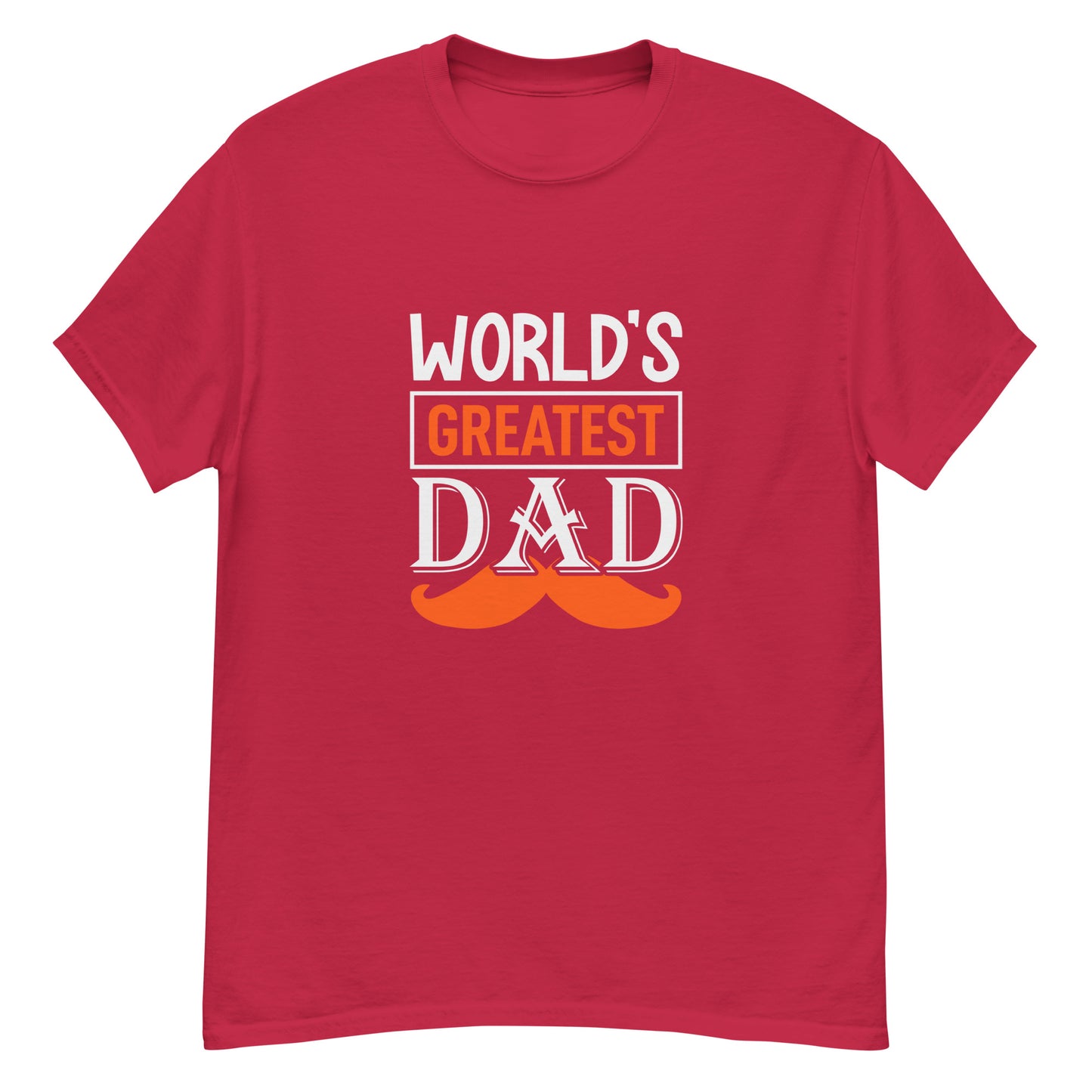 Класическа мъжка тениска WORLD'S GREATEST DAD