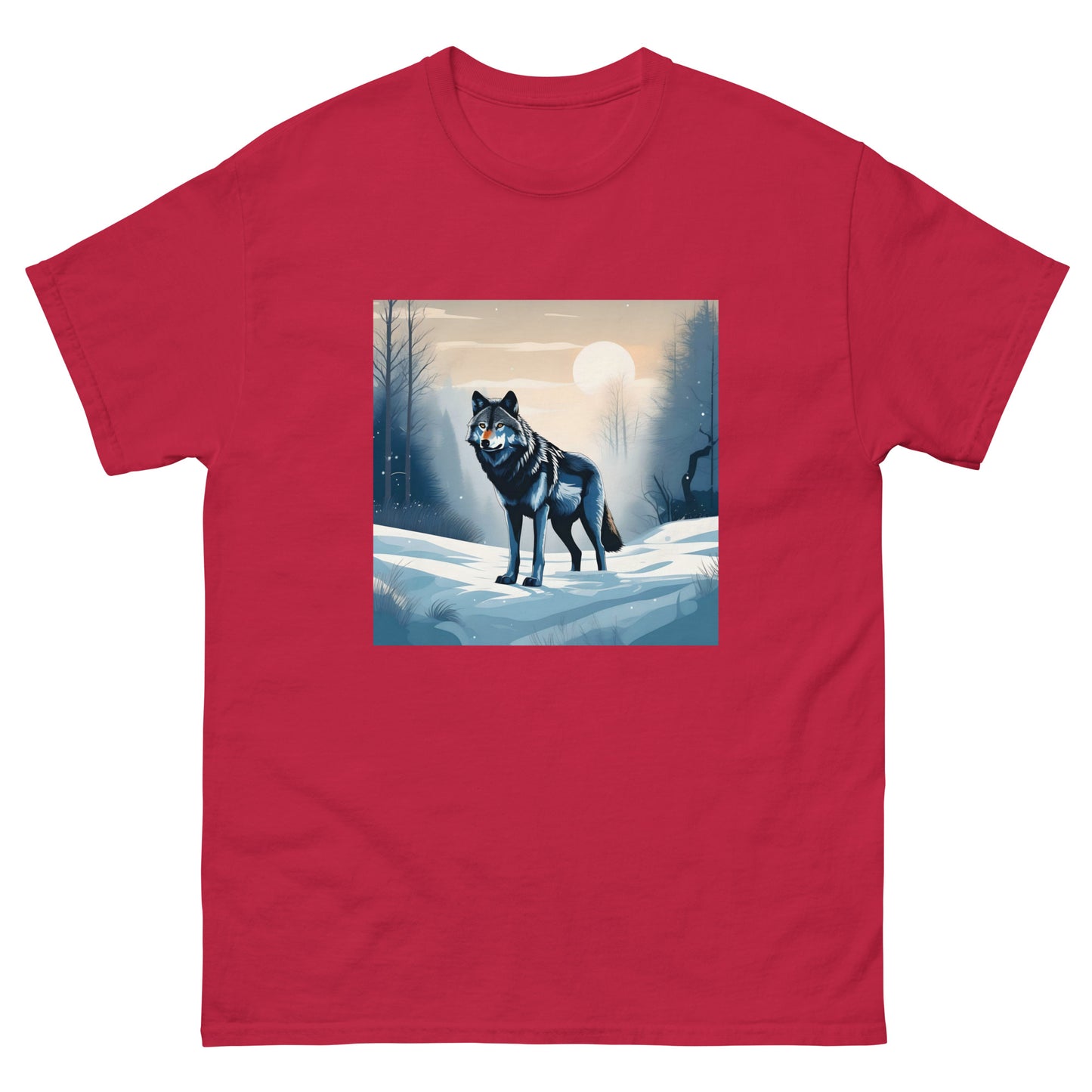 Мъжка класическа тениска SNOW WOLF