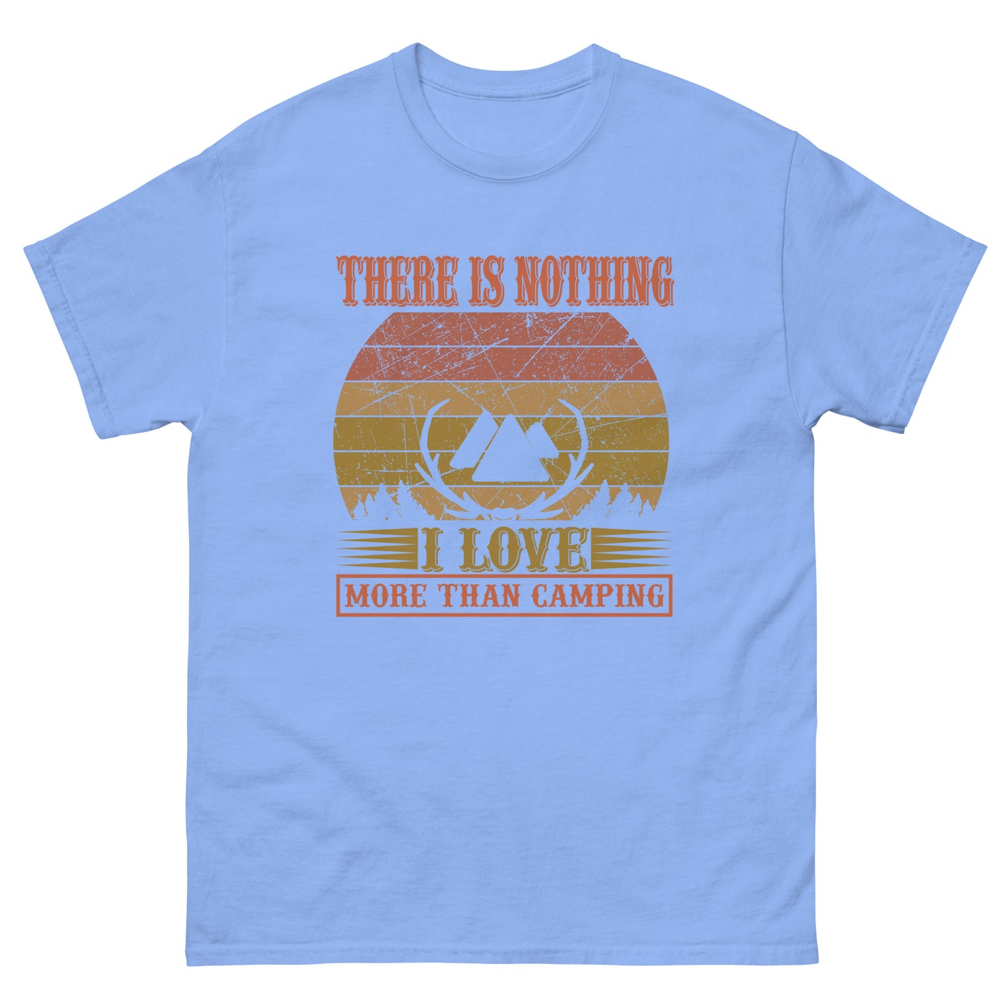 Camiseta clásica para hombre NADA ME ENCANTA MÁS QUE CAMPING