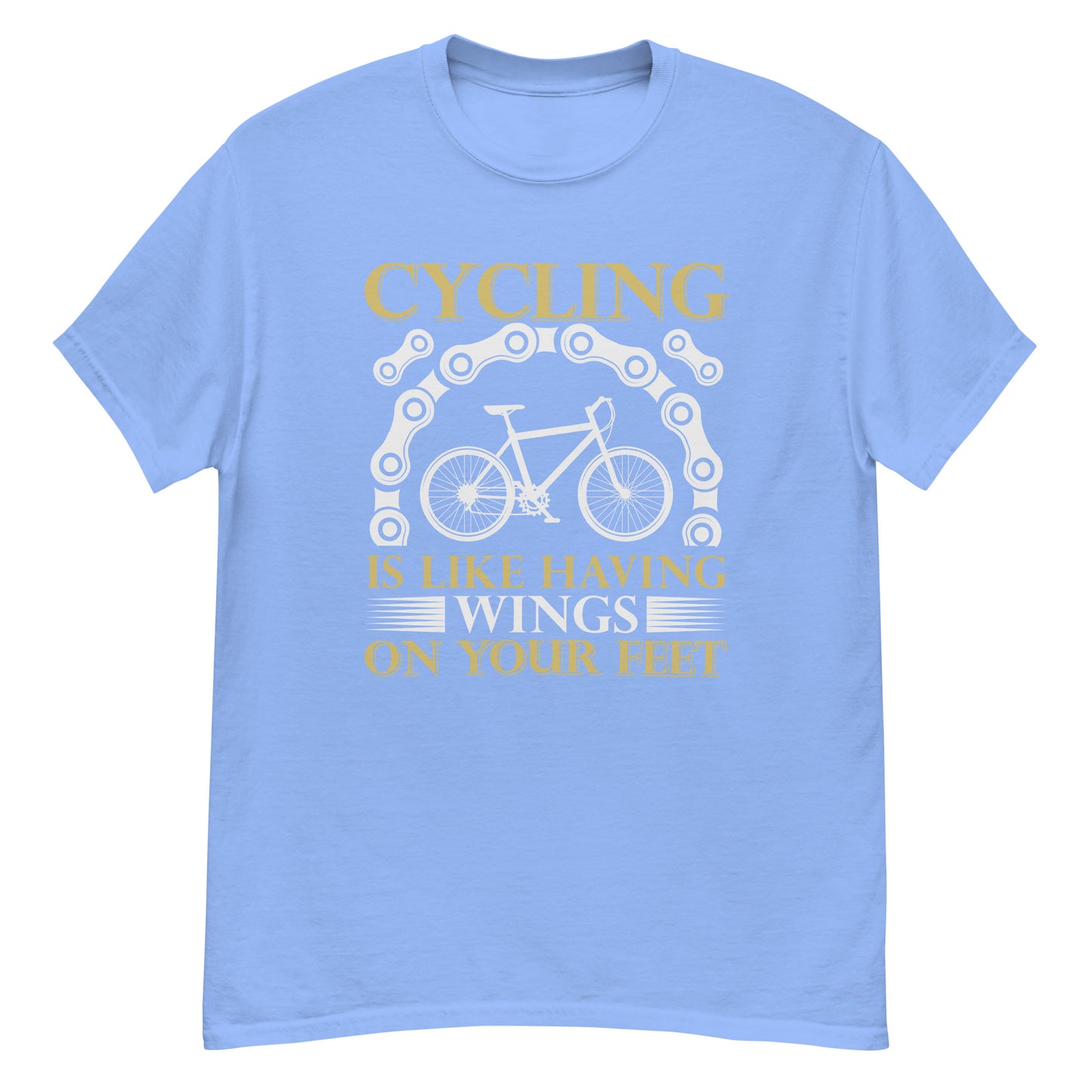 Мъжка класическа тениска КОЛЕДИЗИРАНЕТО Е КАТО ДА ИМАШ КРИЛЕ