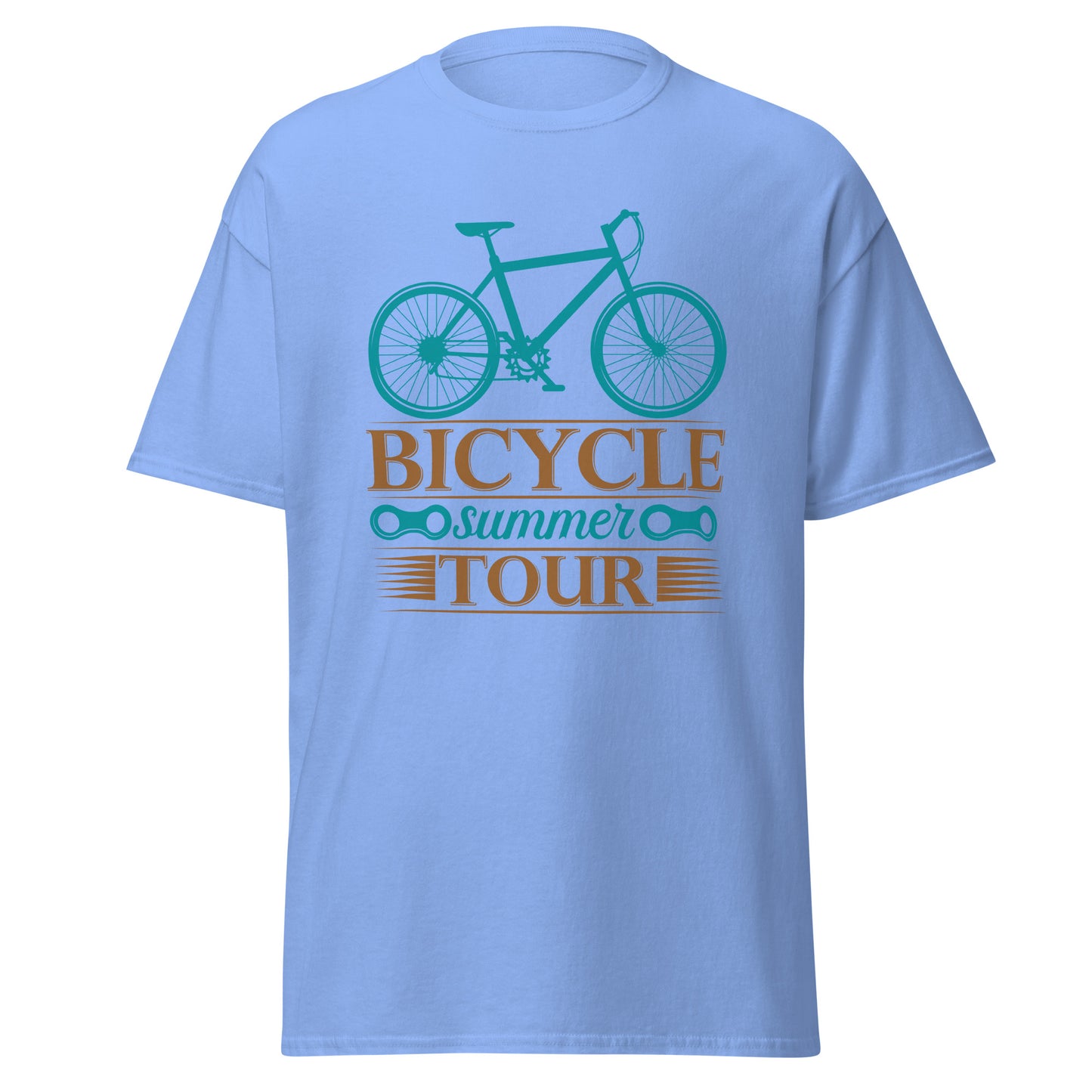 Мъжка класическа тениска BICYCLE SUMMER TOUR