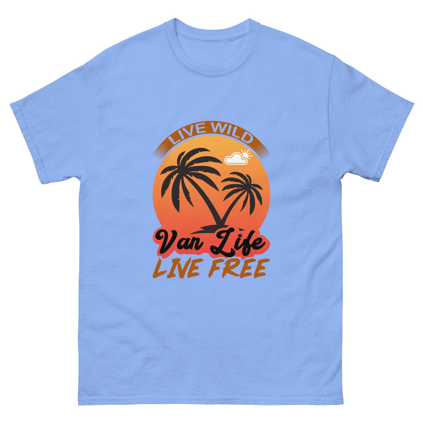 Мъжка класическа тениска LIVE WILD