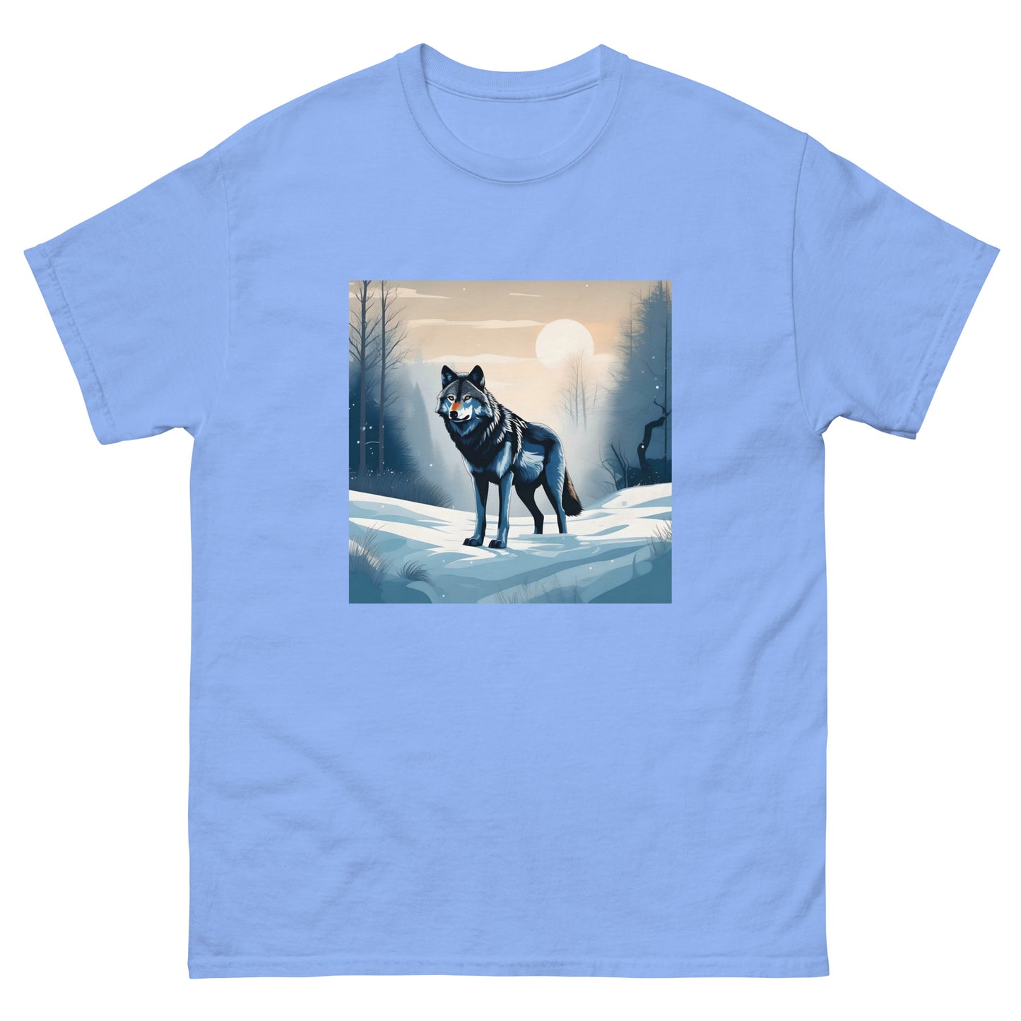 Мъжка класическа тениска SNOW WOLF