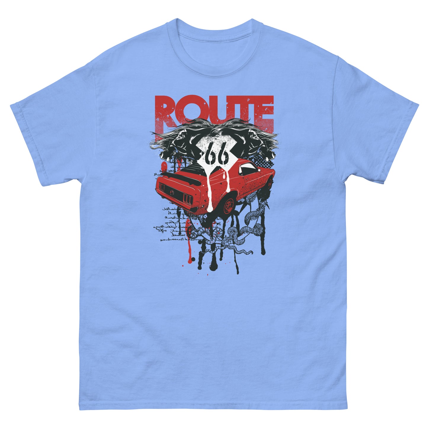 Мъжка класическа тениска ROUTE 66 ART
