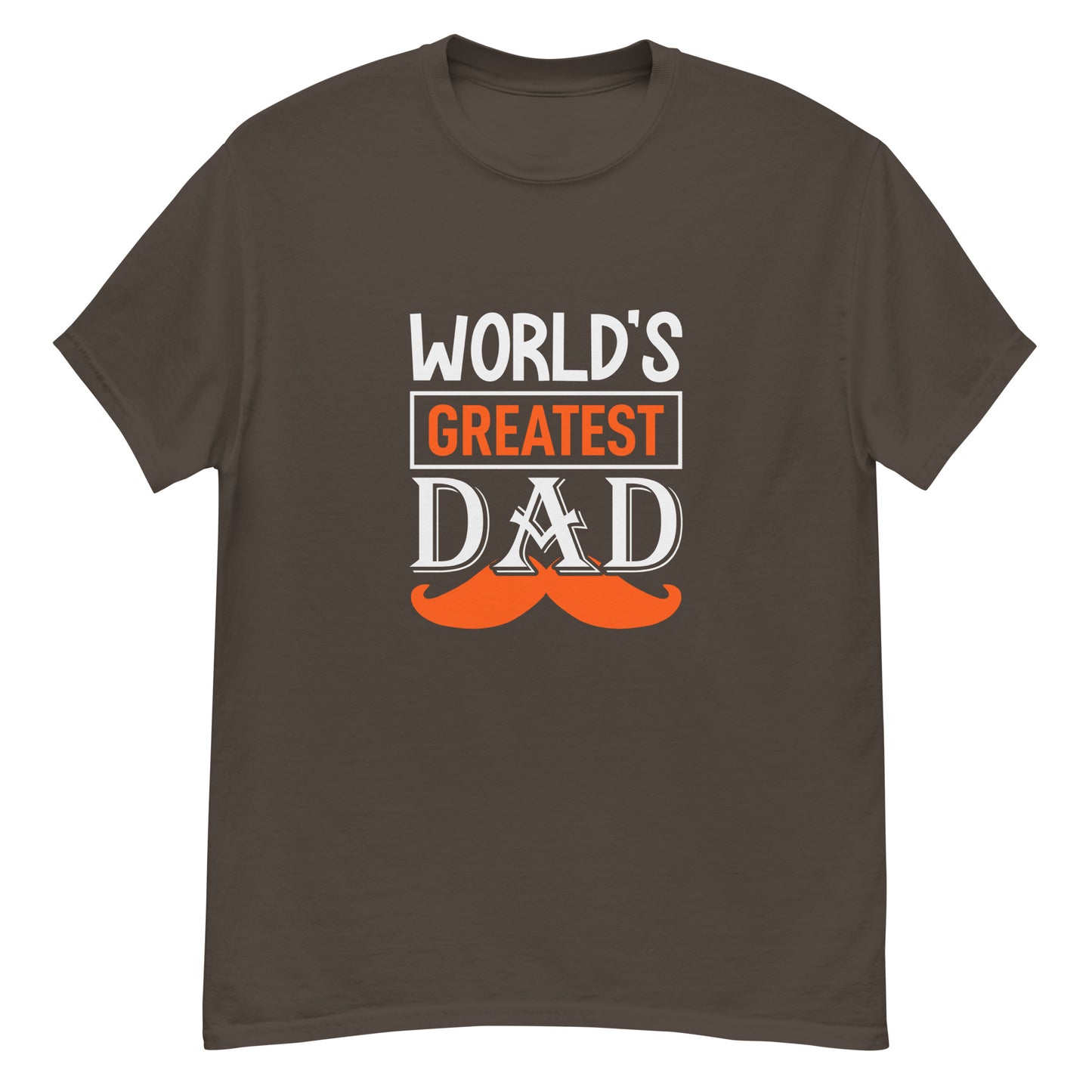 Класическа мъжка тениска WORLD'S GREATEST DAD