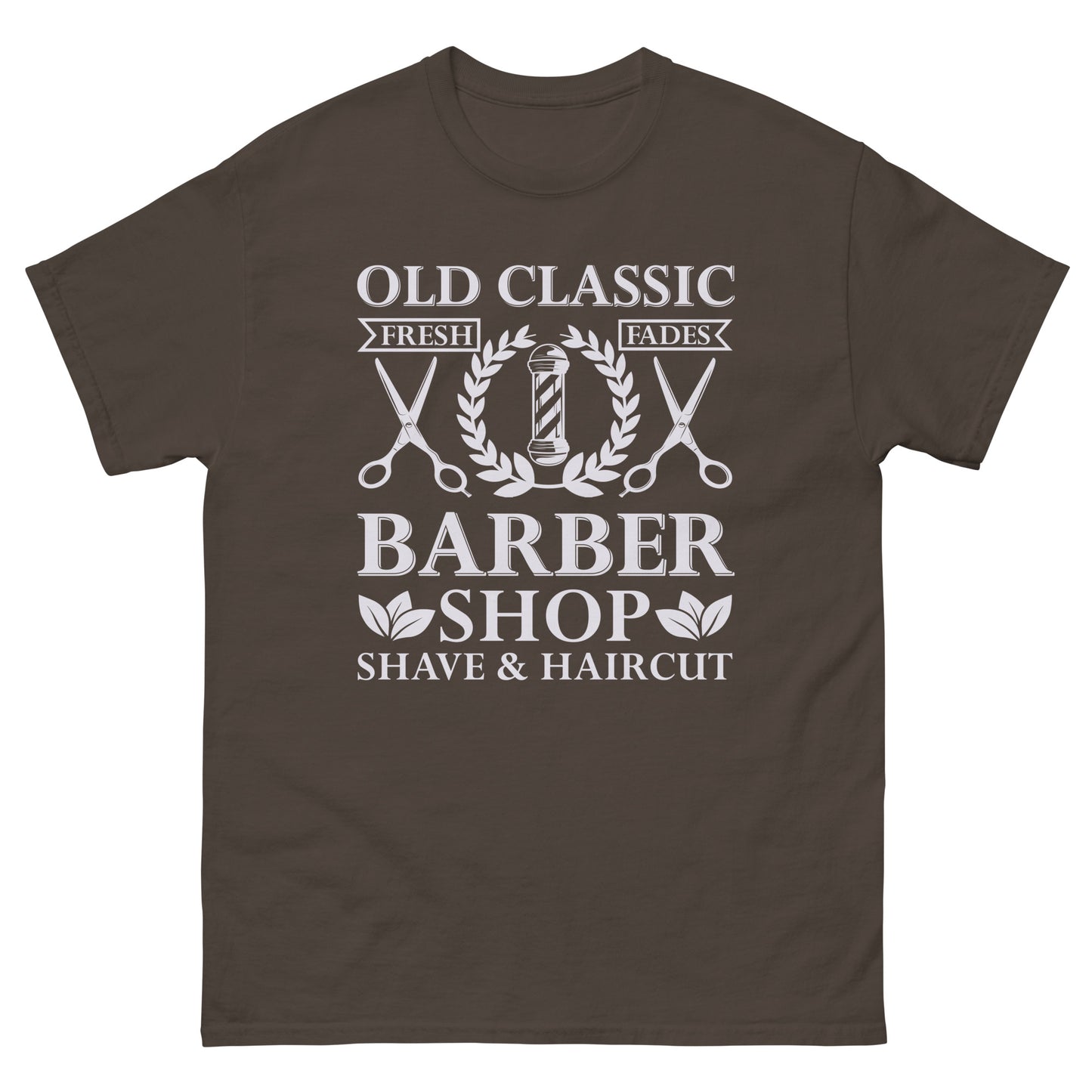 Мъжка класическа тениска OLD CLASSIC BARBERSHOP