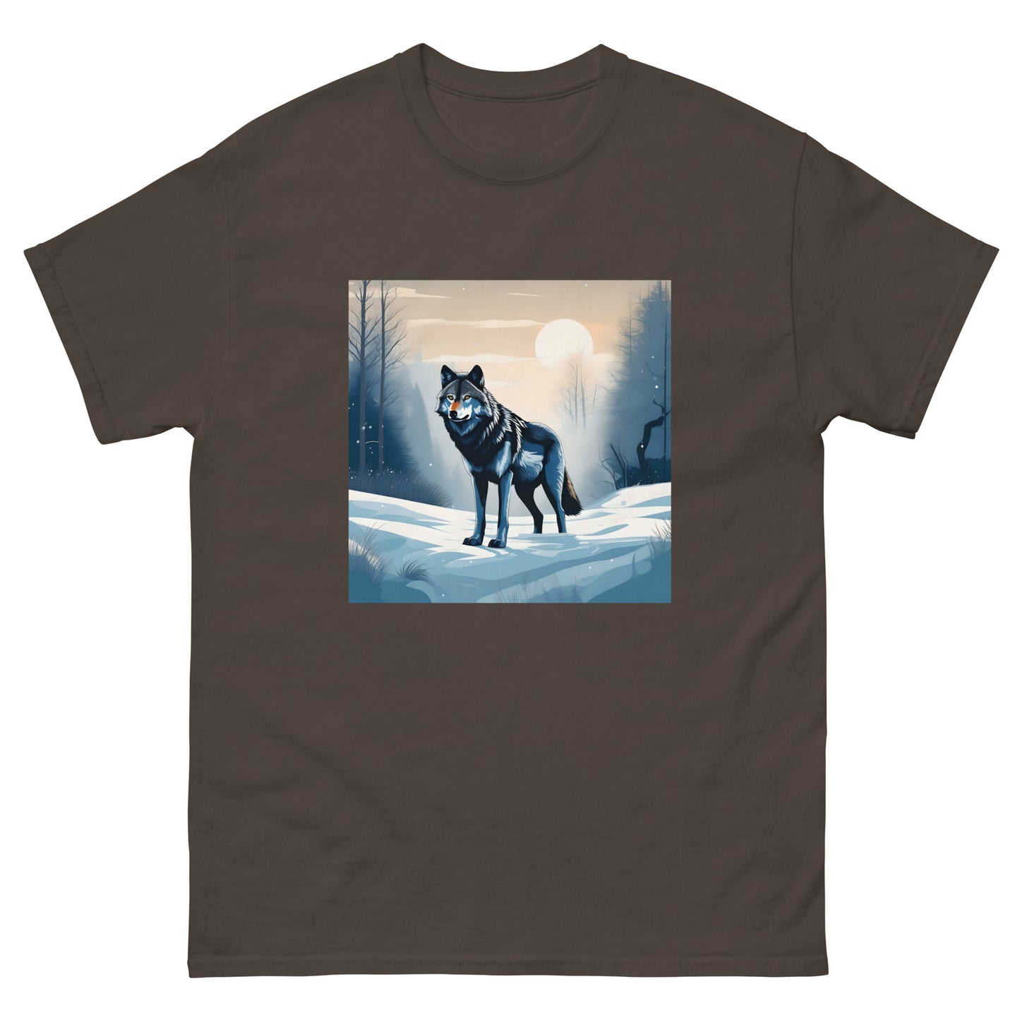 Мъжка класическа тениска SNOW WOLF