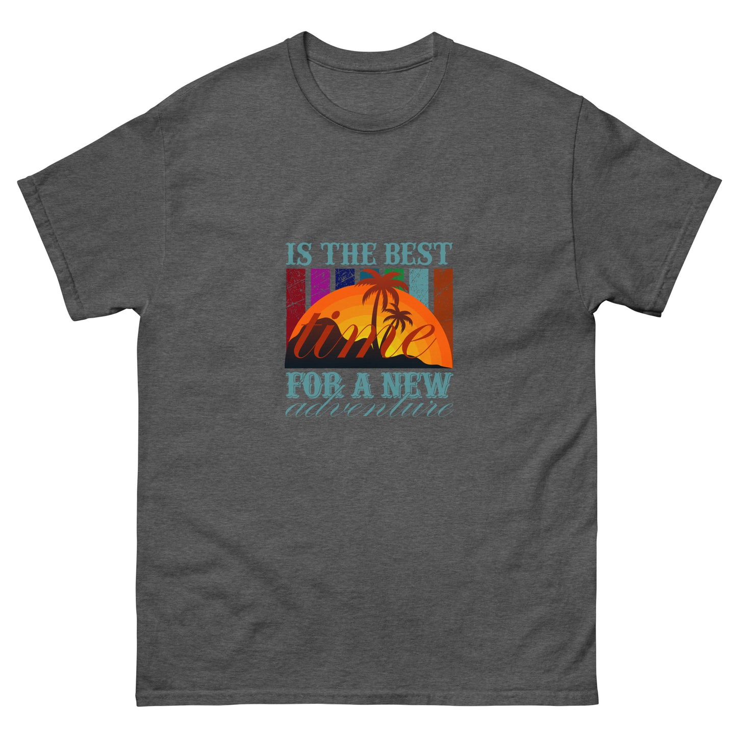 Мъжка класическа тениска ВРЕМЕ ЗА НОВО ПРИКЛЮЧЕНИЕ