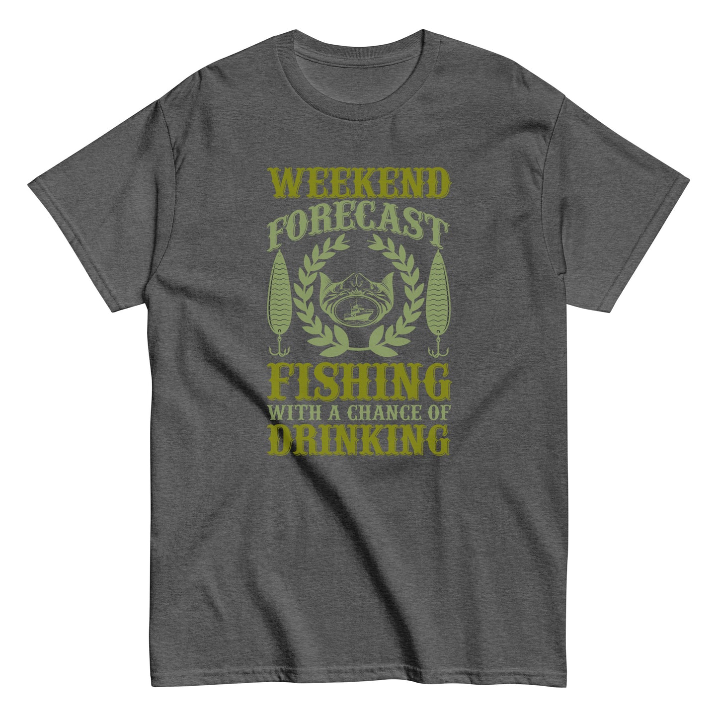 Мъжка класическа тениска WEEKEND FORECAST FISHING