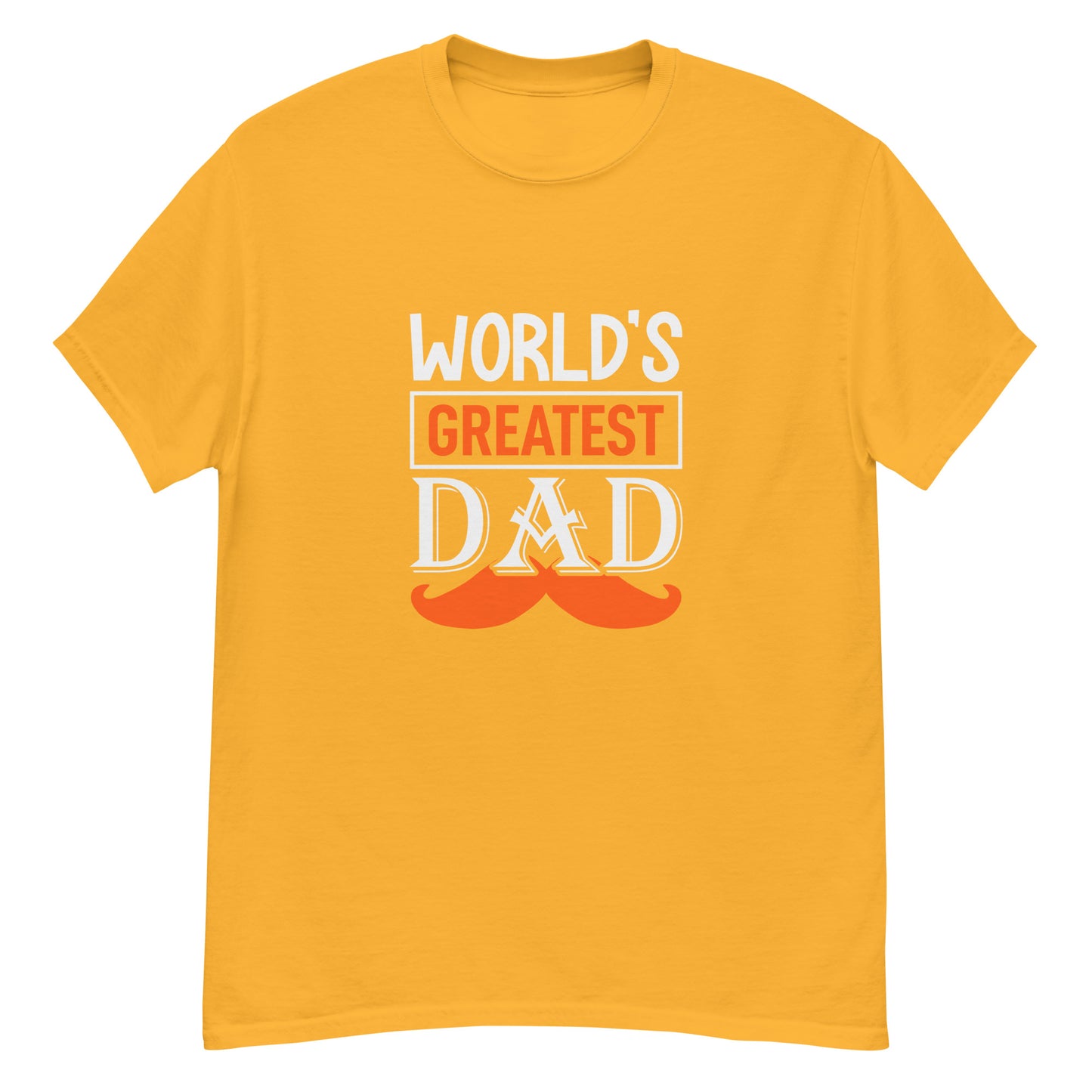Класическа мъжка тениска WORLD'S GREATEST DAD