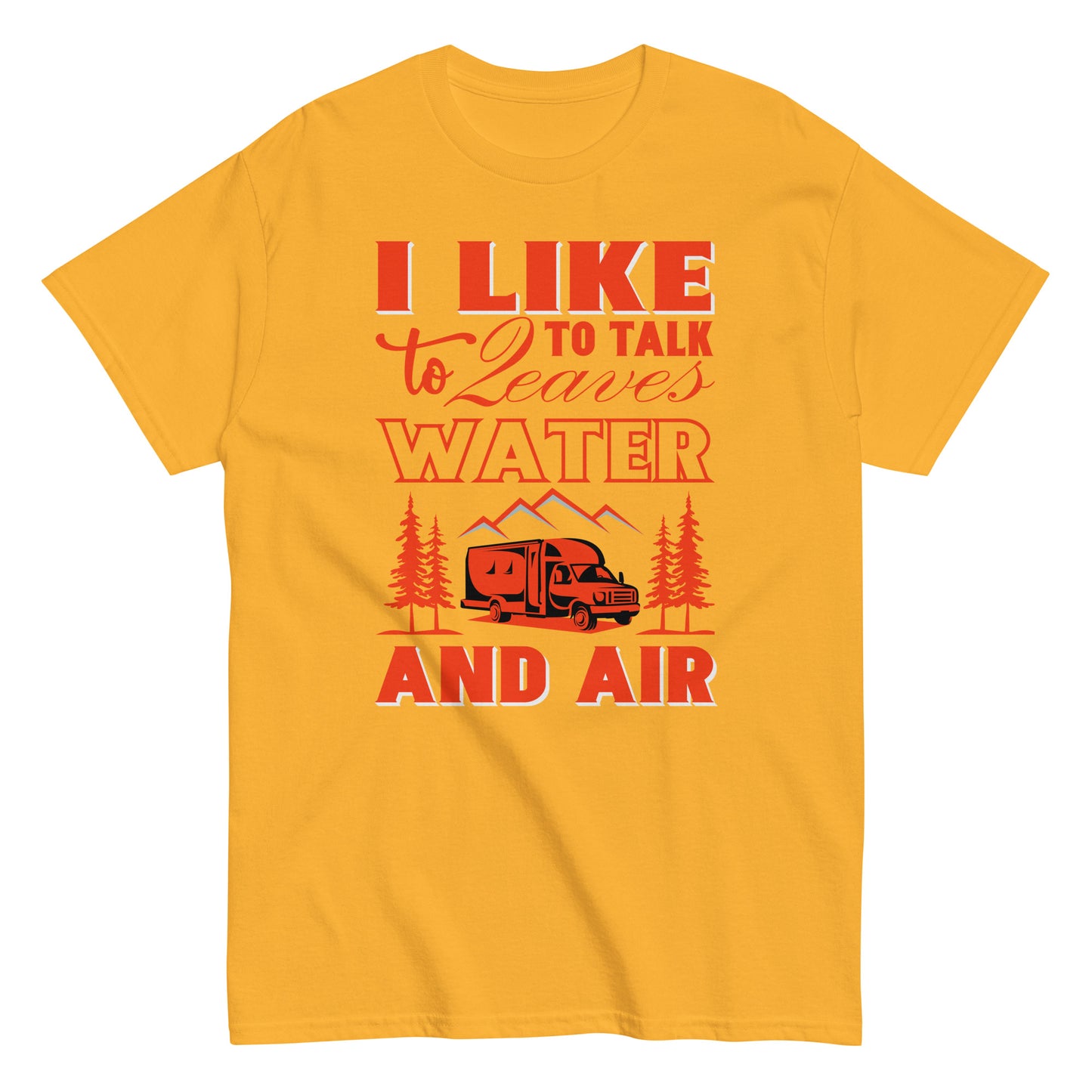 Мъжка класическа тениска ВОДА И ВЪЗДУХ