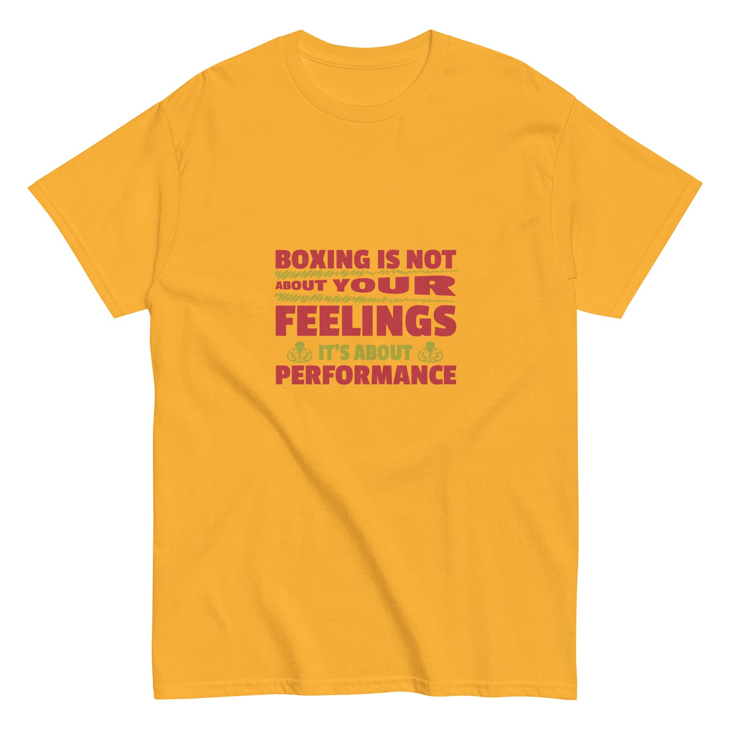 Мъжка класическа тениска БОКСЪТ Е ЗА ИЗПЪЛНЕНИЕТО