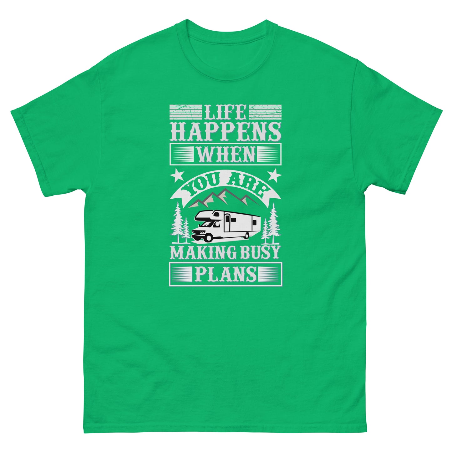 Мъжка класическа тениска LIFE HAPPENS