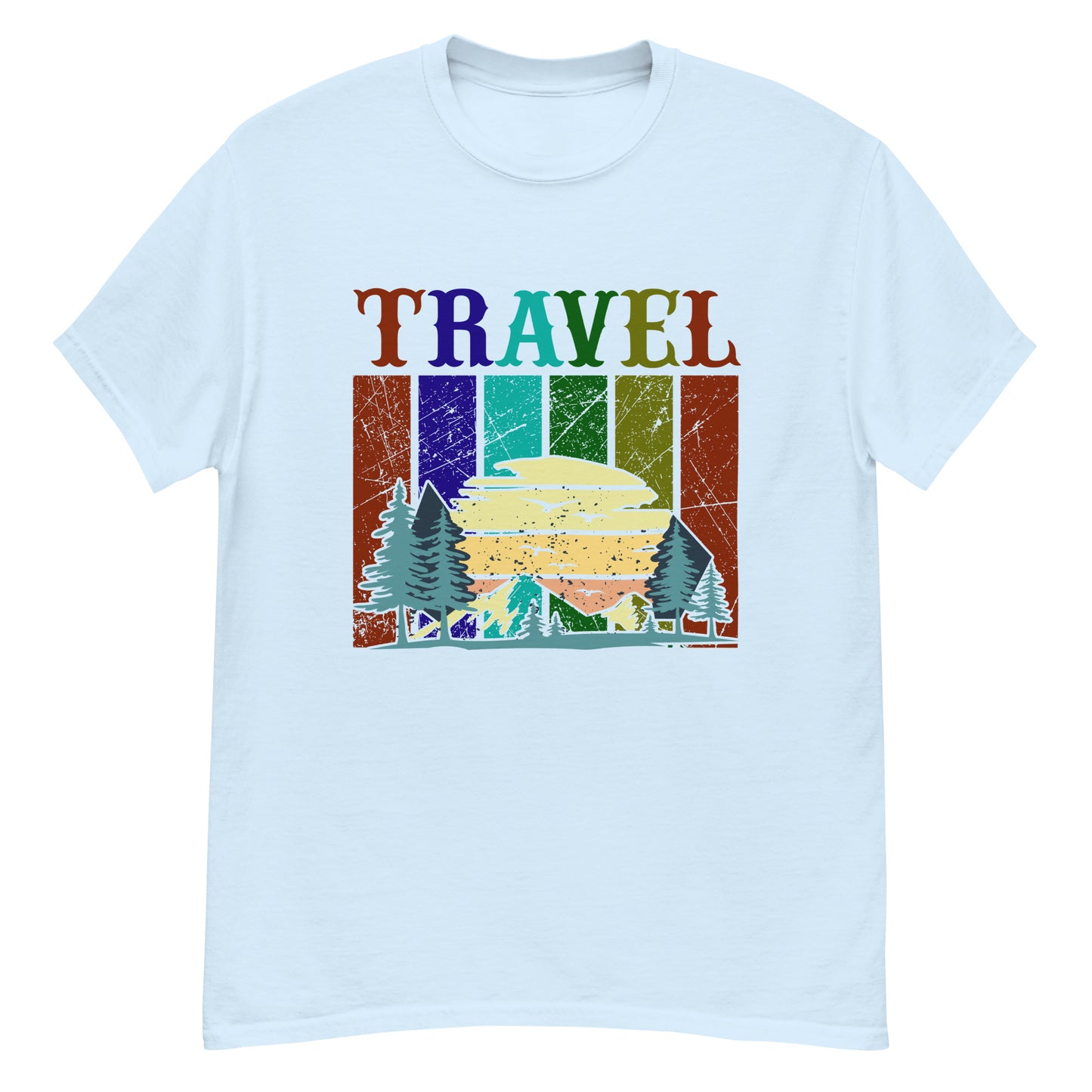 Мъжка класическа тениска TRAVEL