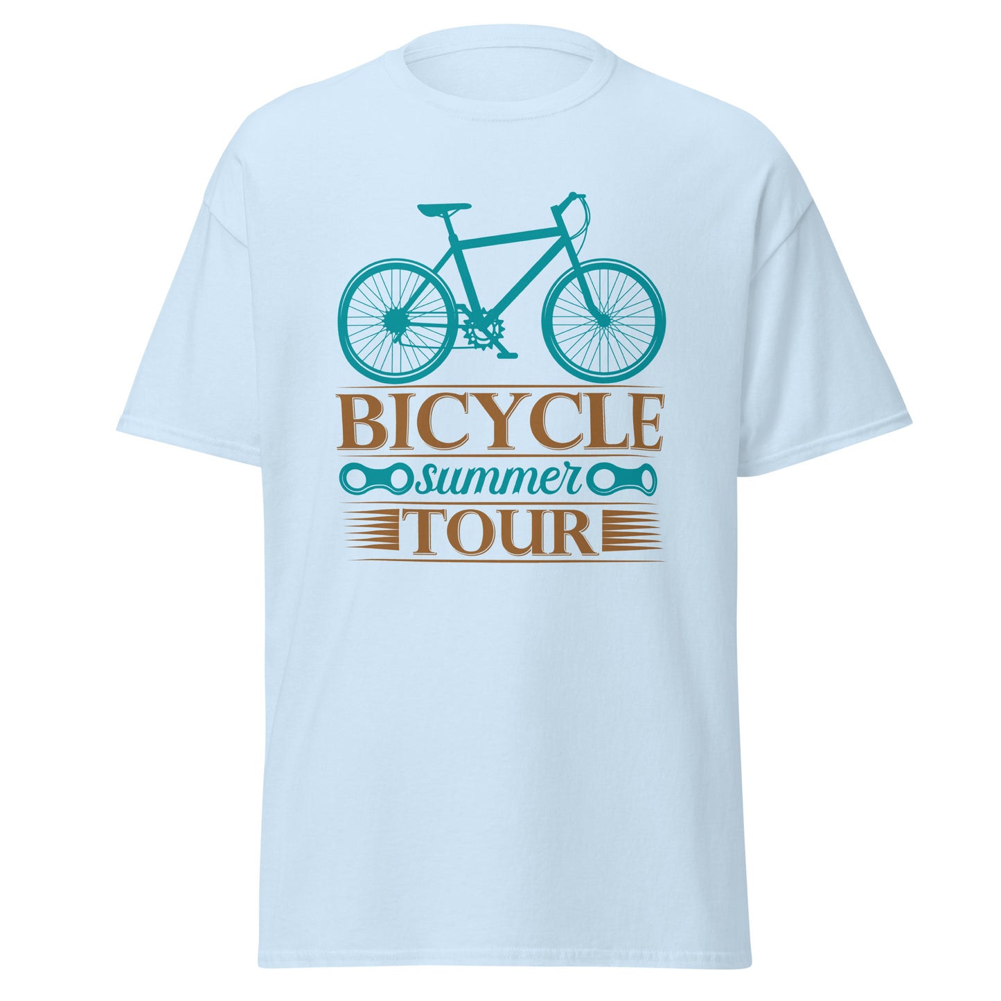 Мъжка класическа тениска BICYCLE SUMMER TOUR