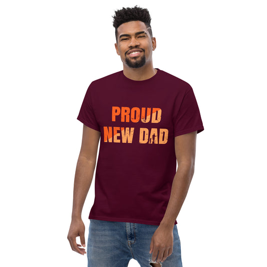 Мъжка класическа тениска PROUD NEW DAD