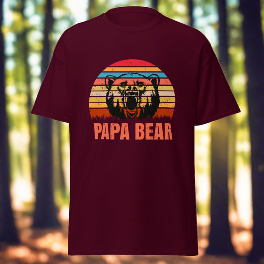 Мъжка класическа тениска PAPA BEAR
