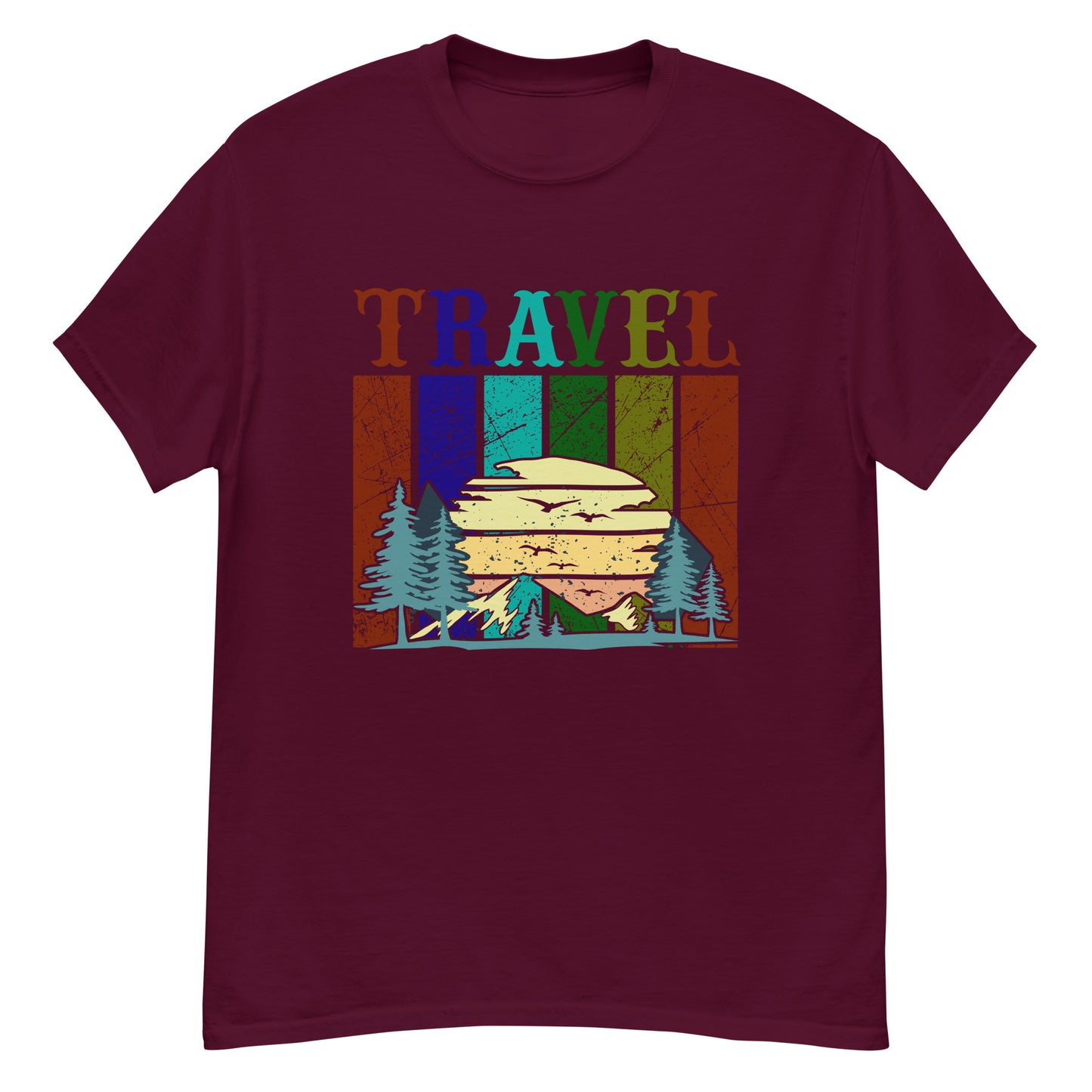 Мъжка класическа тениска TRAVEL