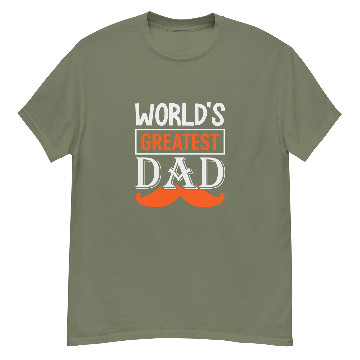 Класическа мъжка тениска WORLD'S GREATEST DAD