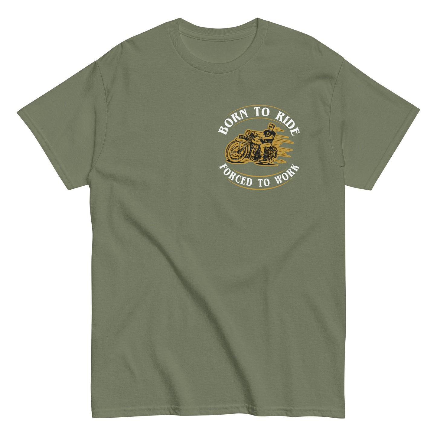 Мъжка класическа тениска BORN TO RIDE
