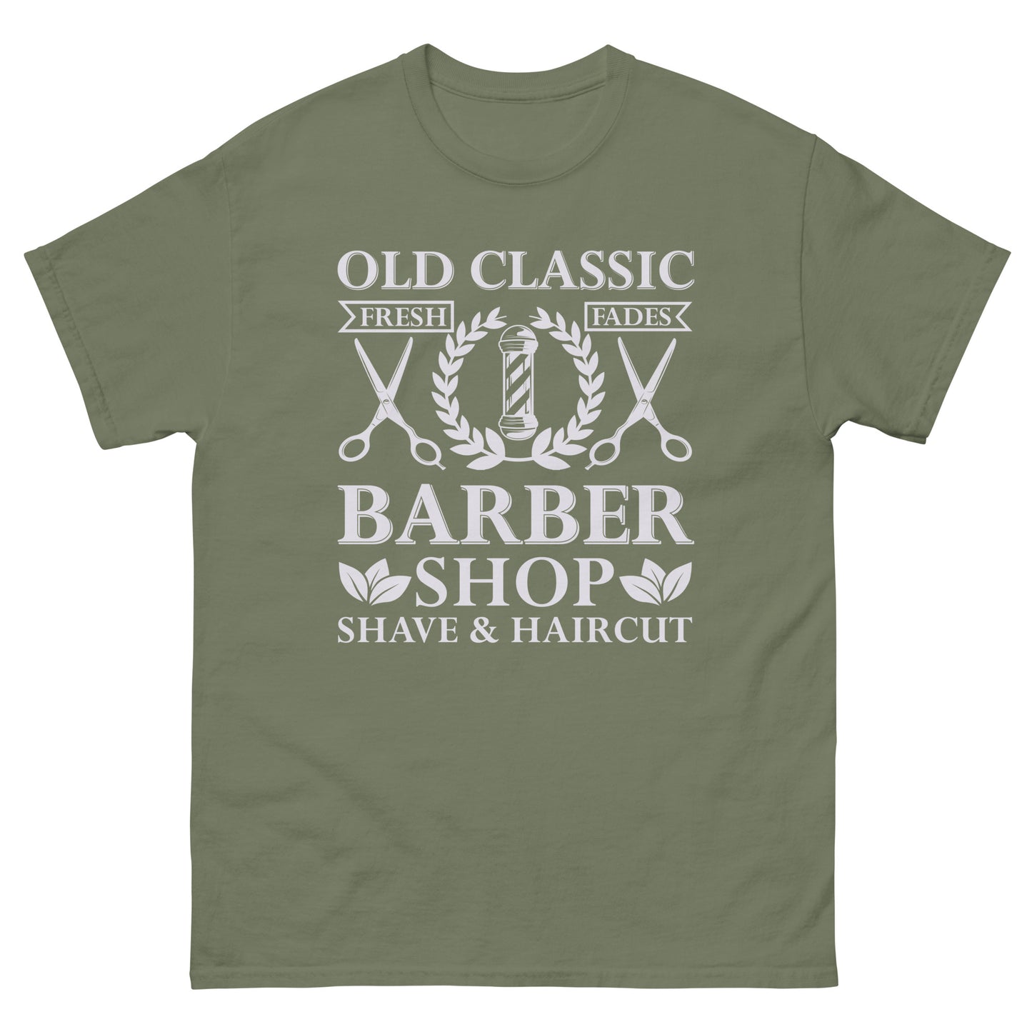 Мъжка класическа тениска OLD CLASSIC BARBERSHOP