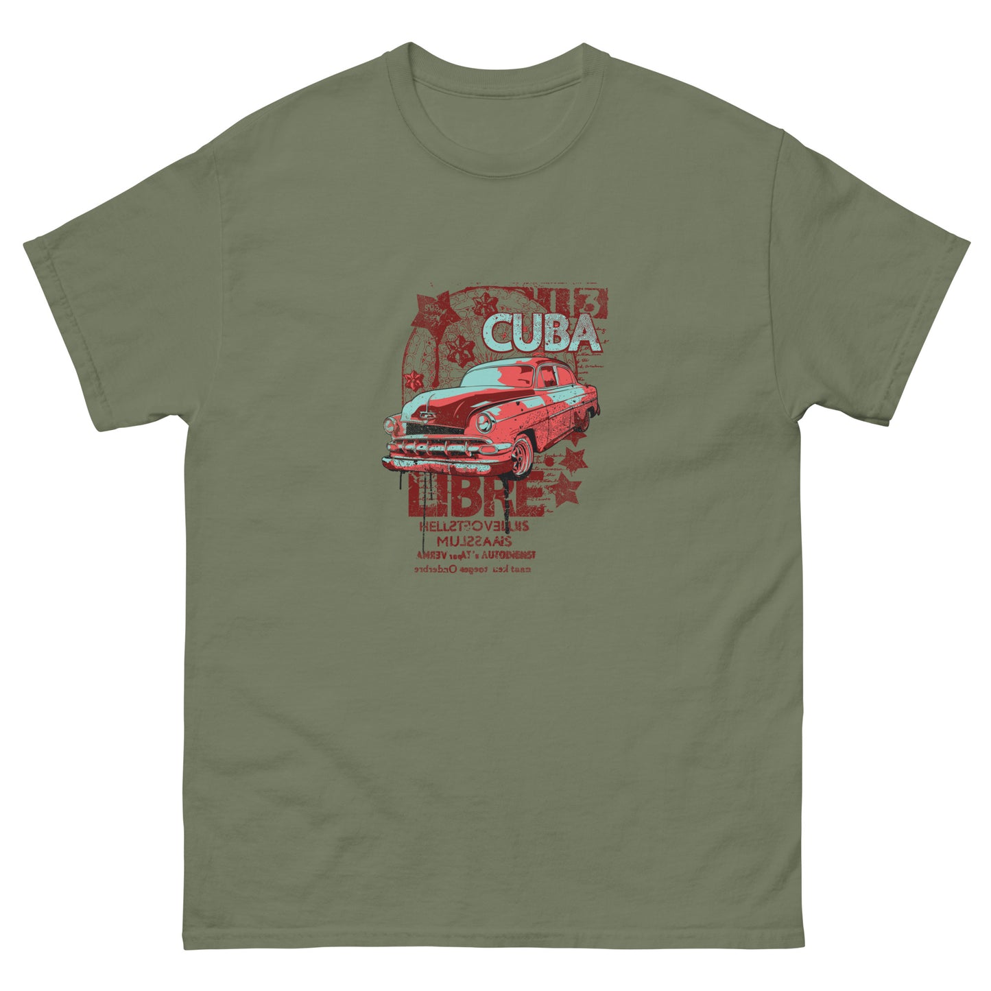 Мъжка класическа тениска CUBA LIBRE