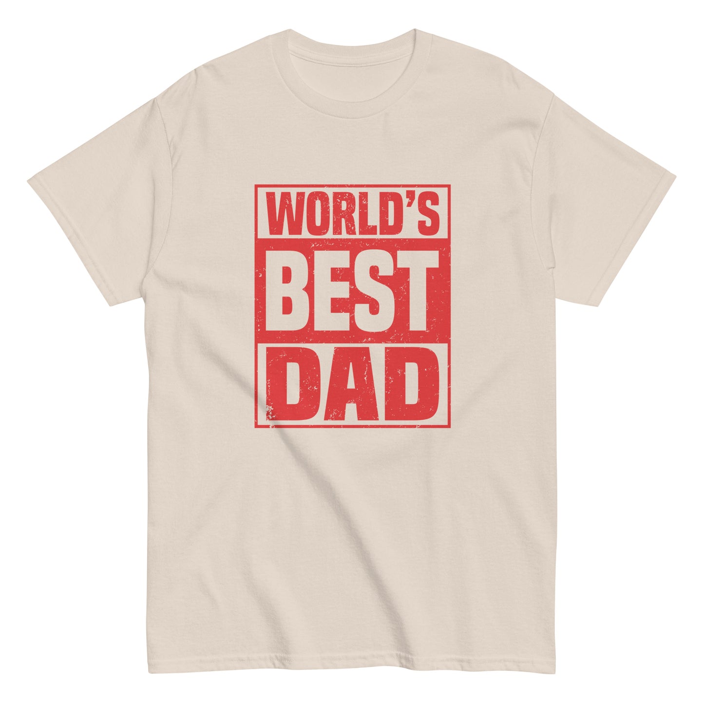 Мъжка класическа тениска WORLD'S BEST DAD
