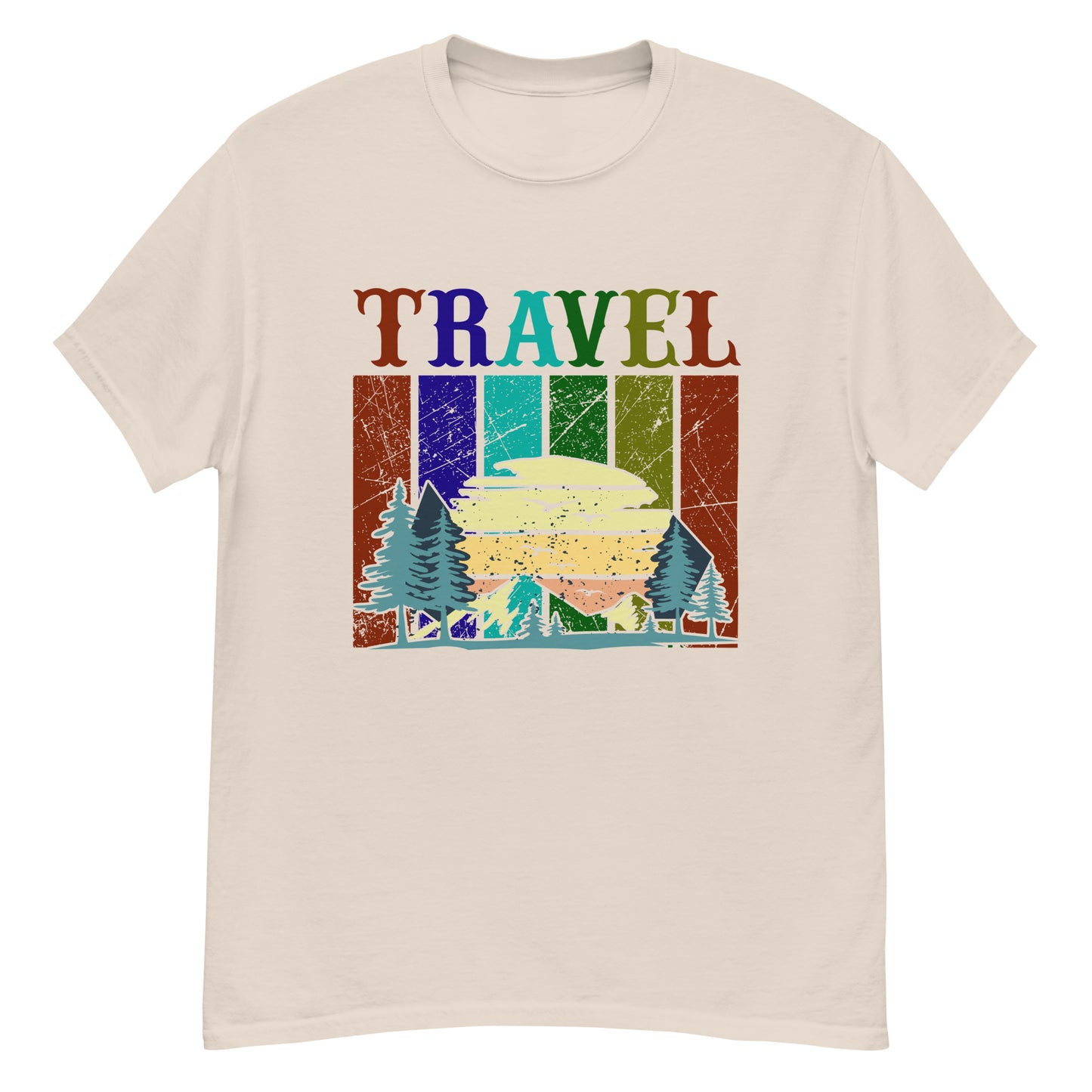 Мъжка класическа тениска TRAVEL