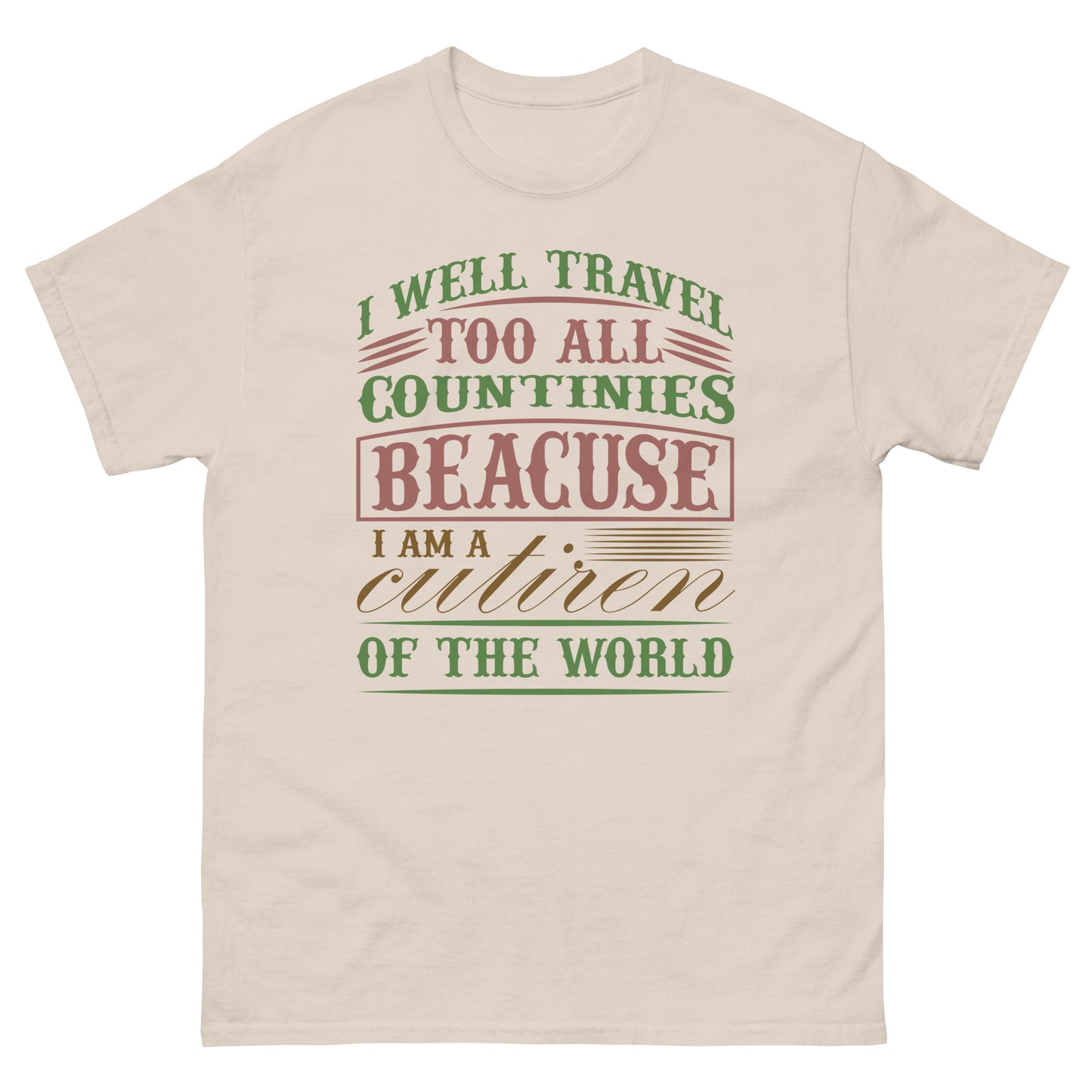 Мъжка класическа тениска SITIZEN OF THE WORLD