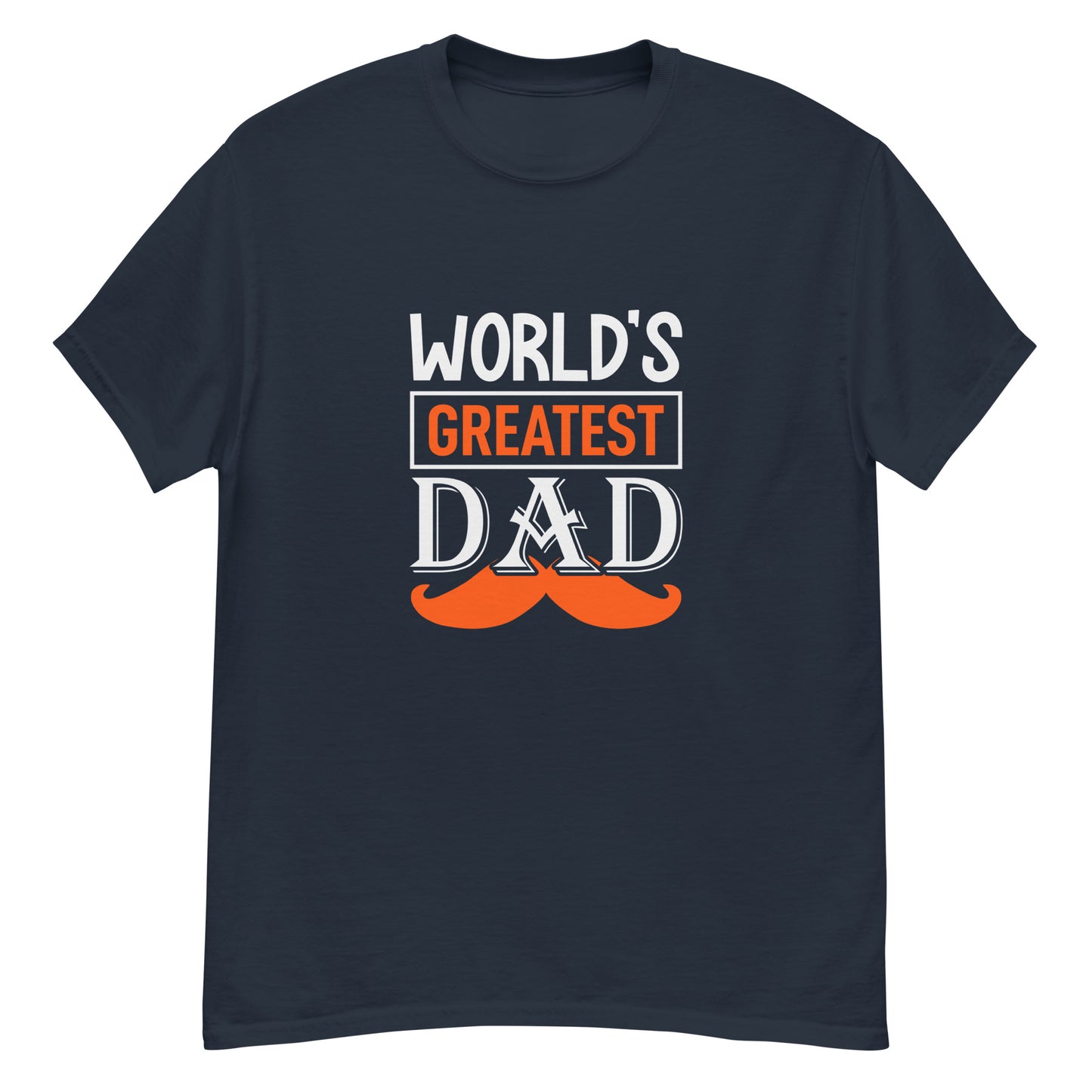 Класическа мъжка тениска WORLD'S GREATEST DAD